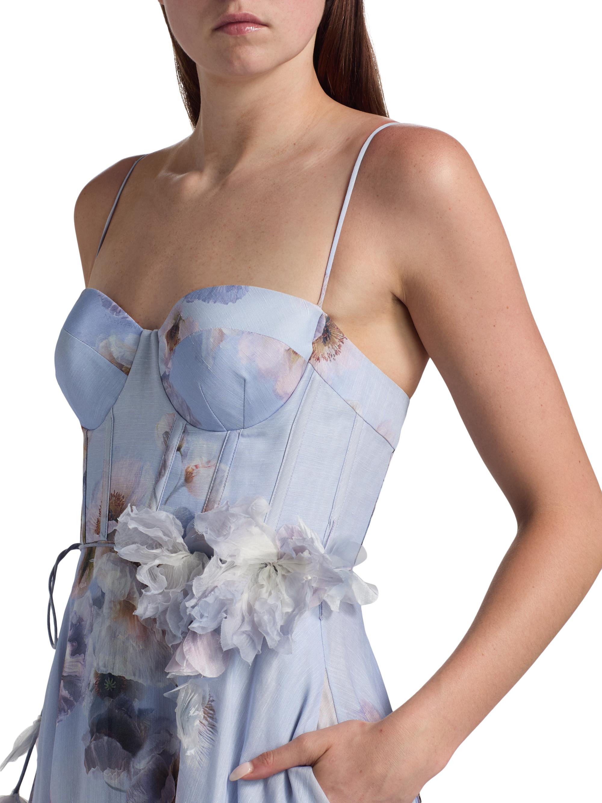 zimmermann silk picnic dress Zimmermann Hypnotic Picnic Floral Silk Dress