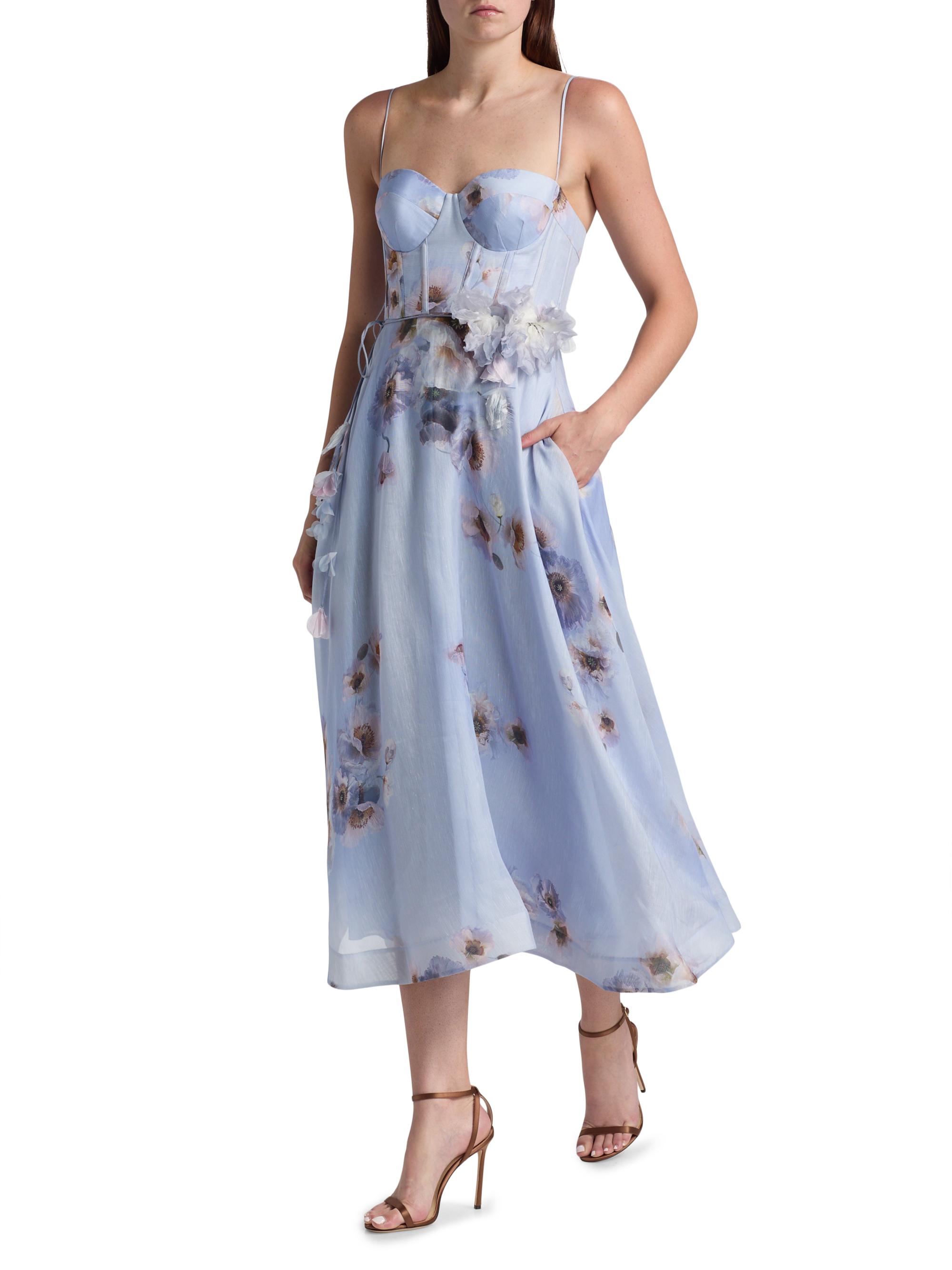 zimmermann picnic tiered silk dress Zimmermann Silk Picnic Dress in Berry