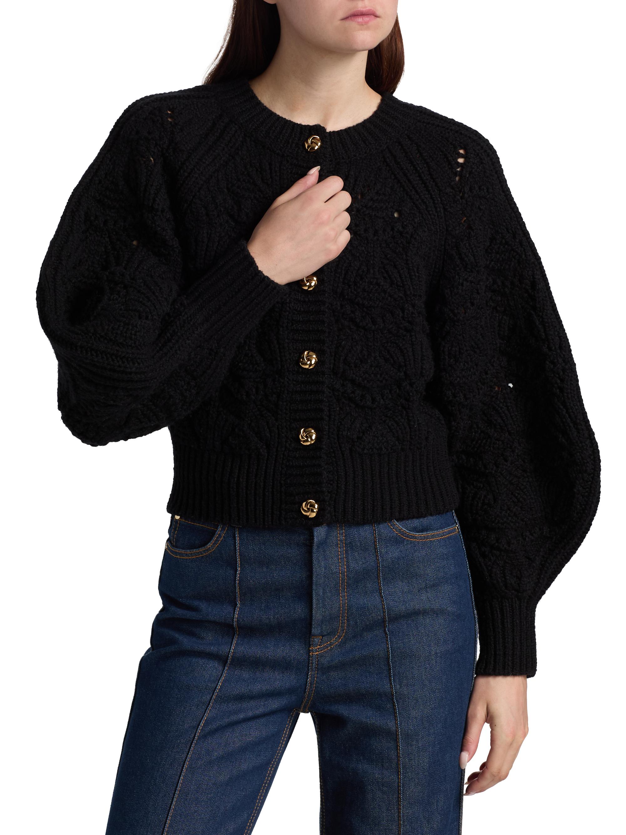Zimmermann Hypnotic Wool Cable-Knit Cardigan | Saks Fifth Avenue