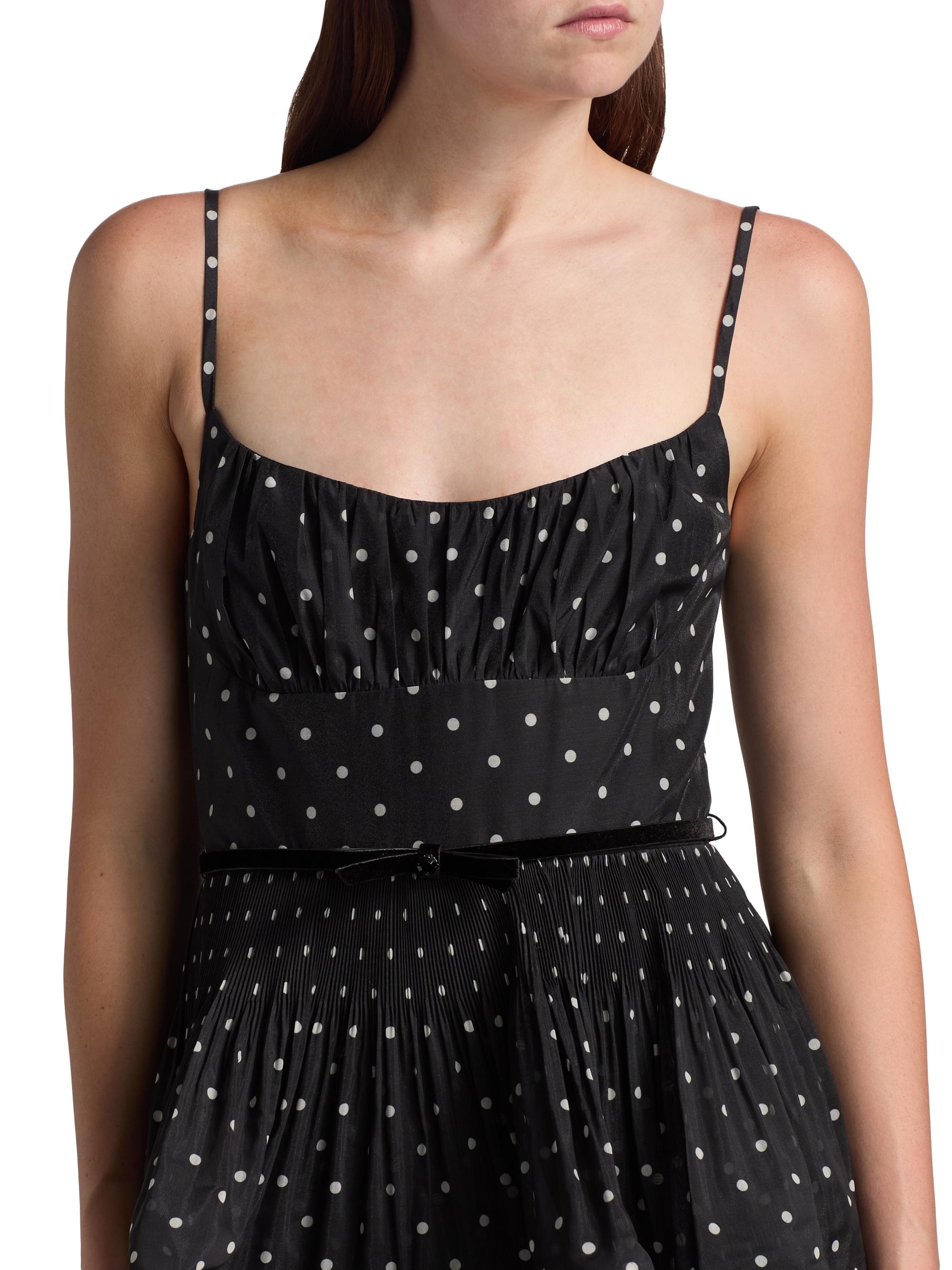 herlipto Tiered Polka-Dot Long Dress Herlipto】Tiered Polka-Dot