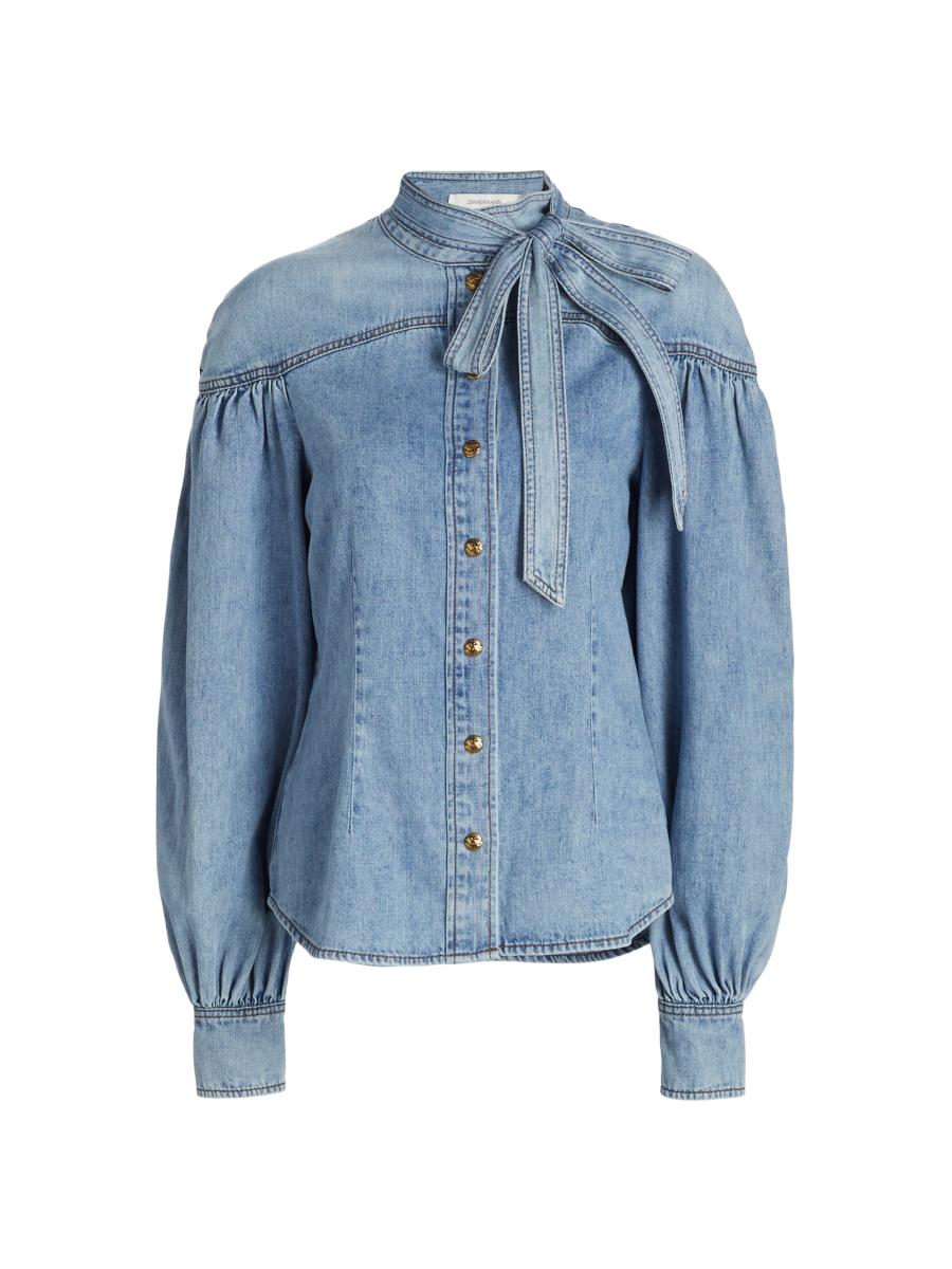 トップス DENIM BLOUSE 0400024697611?wid=900