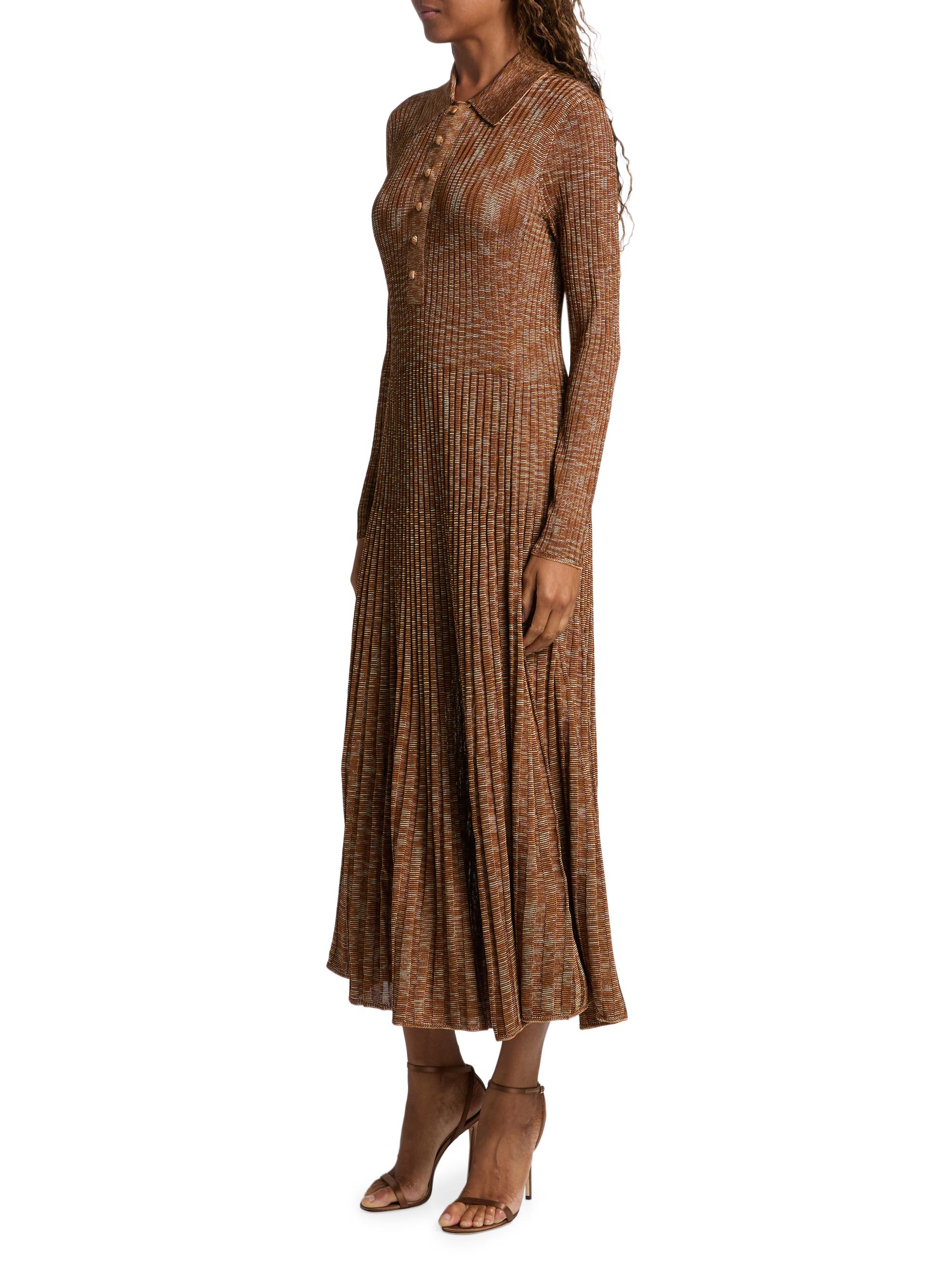 Zimmermann Mouline Rib-Knit Midi-Dress | Saks Fifth Avenue