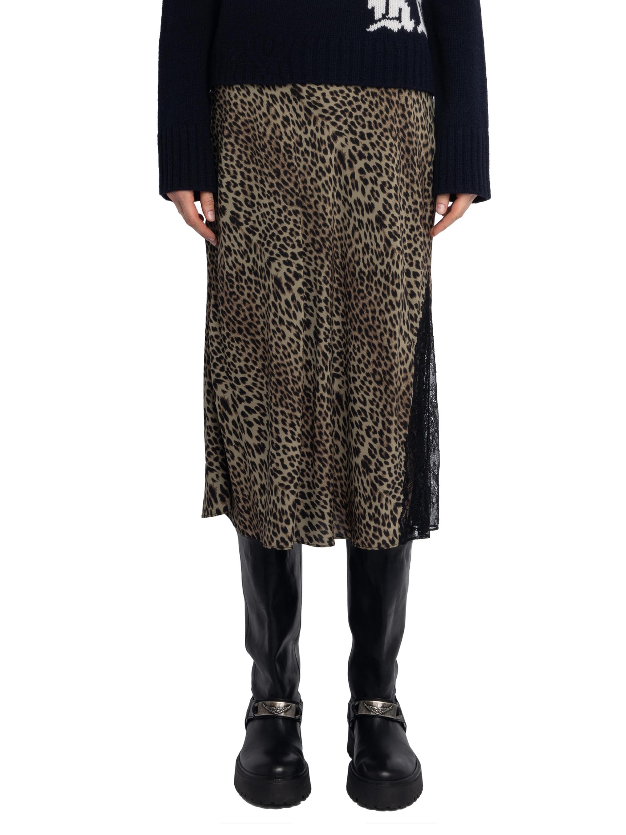 Zadig & Voltaire Jayla Leopard-Print Midi-Skirt | Saks Fifth Avenue