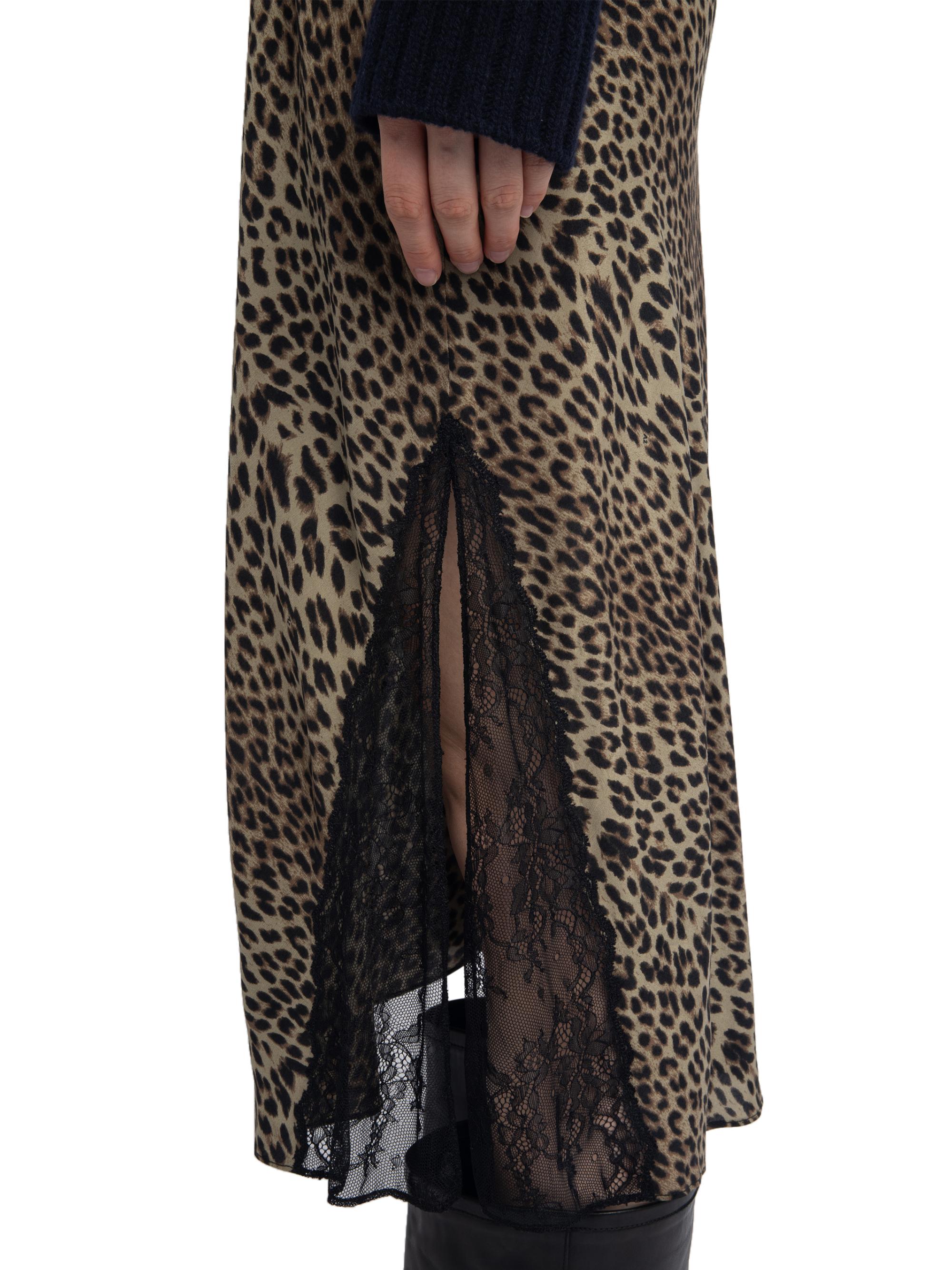 Zadig & Voltaire Jayla Leopard-Print Midi-Skirt | Saks Fifth Avenue