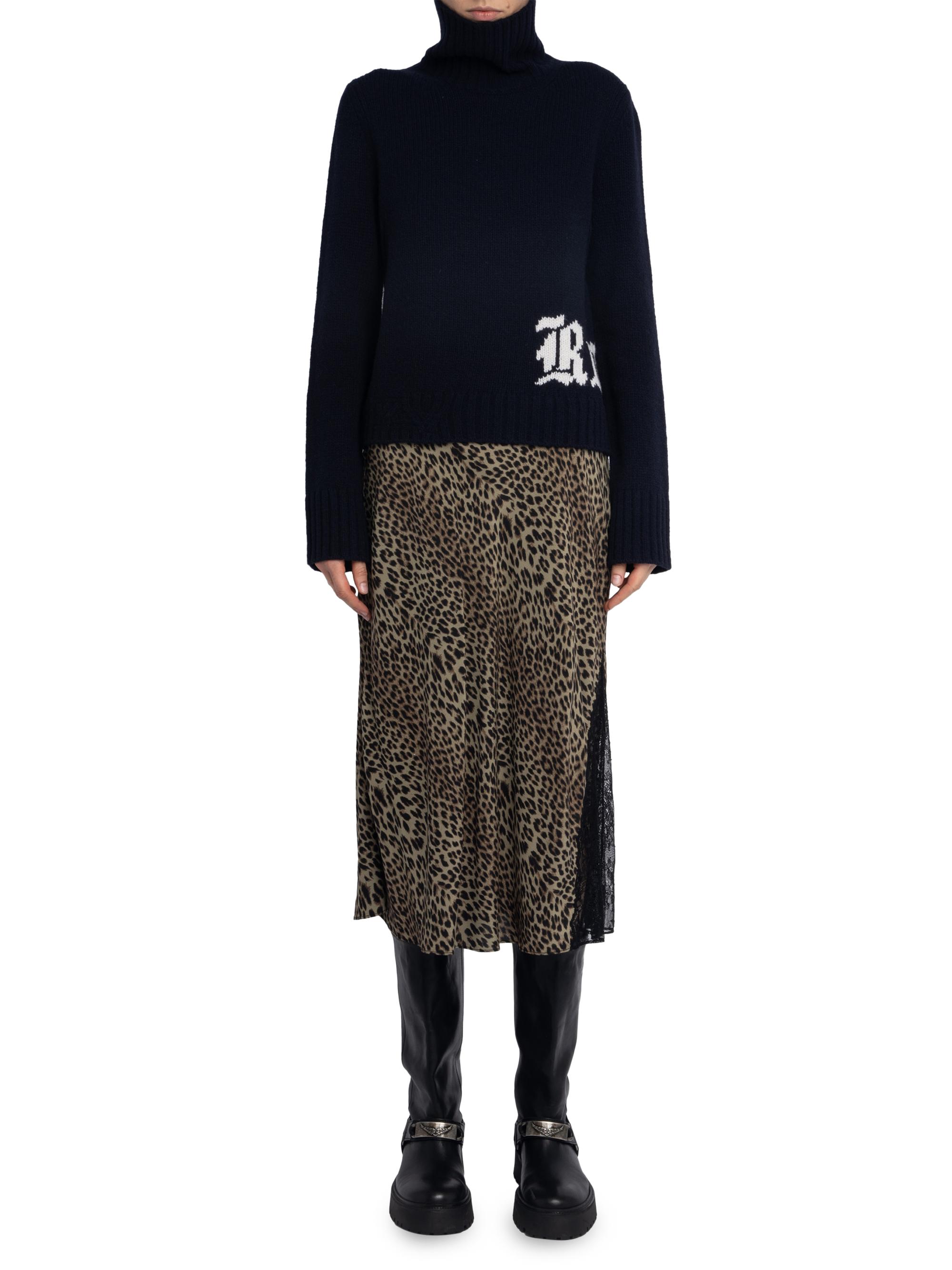 Zadig & Voltaire Jayla Leopard-Print Midi-Skirt | Saks Fifth Avenue