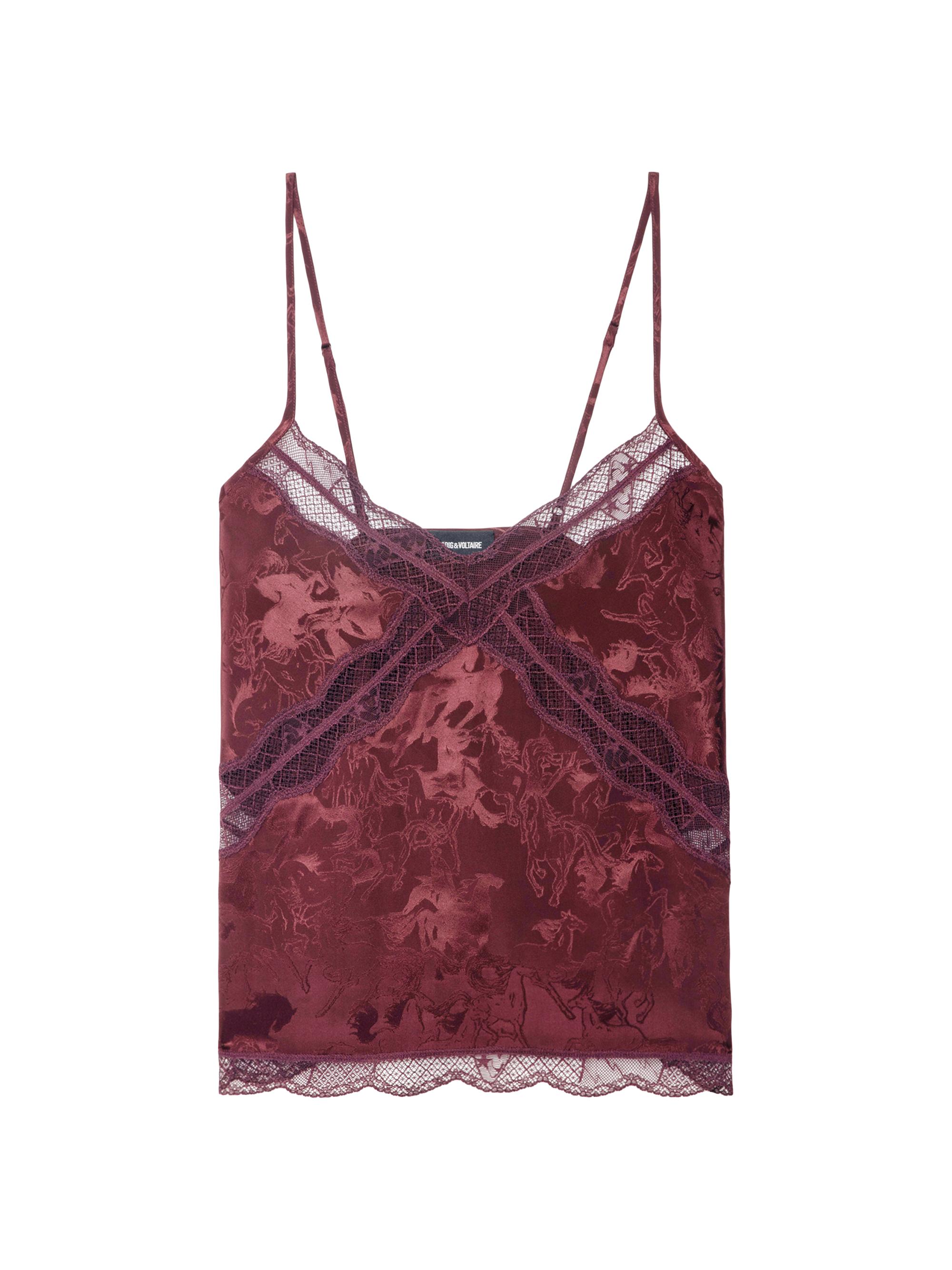 Zadig & Voltaire Cishi Jac Horses Silk Camisole | Saks Fifth Avenue