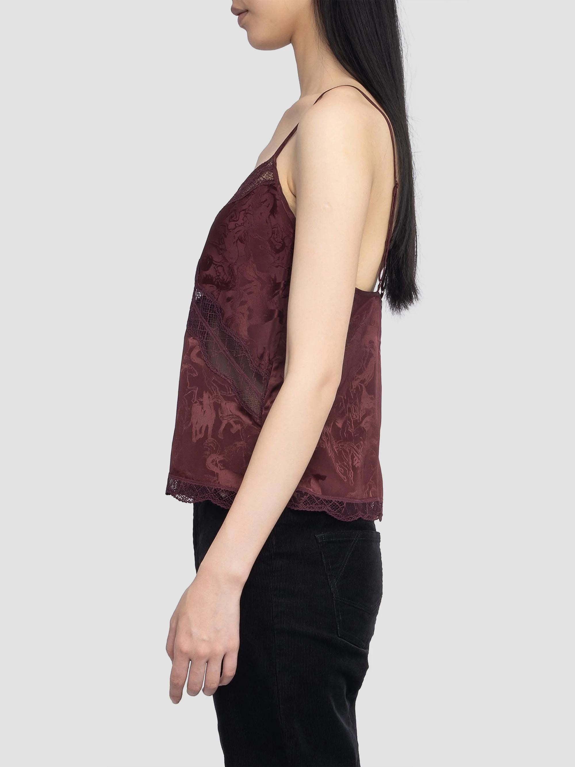 Zadig & Voltaire Cishi Jac Horses Silk Camisole | Saks Fifth Avenue