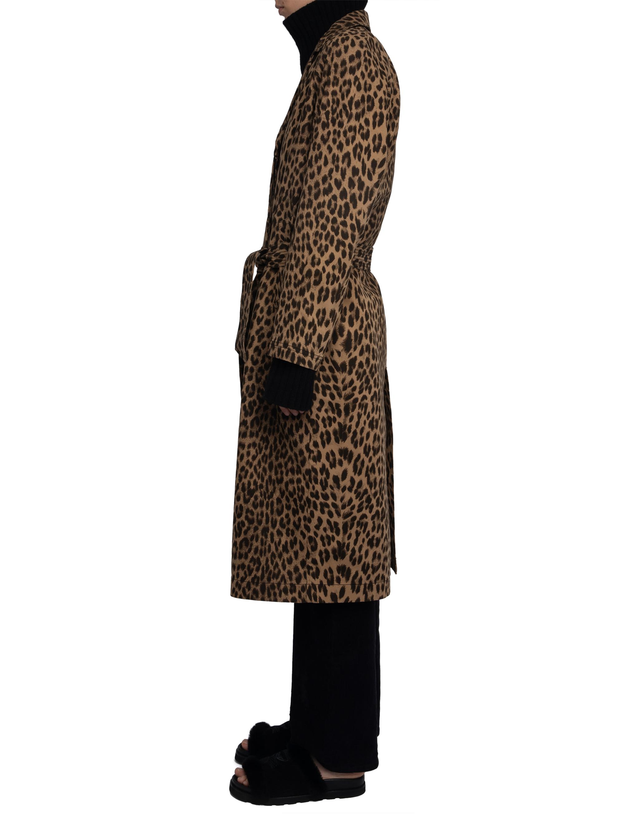 Zadig & Voltaire Mentle Leopard-Print Canvas Coat | Saks Fifth Avenue