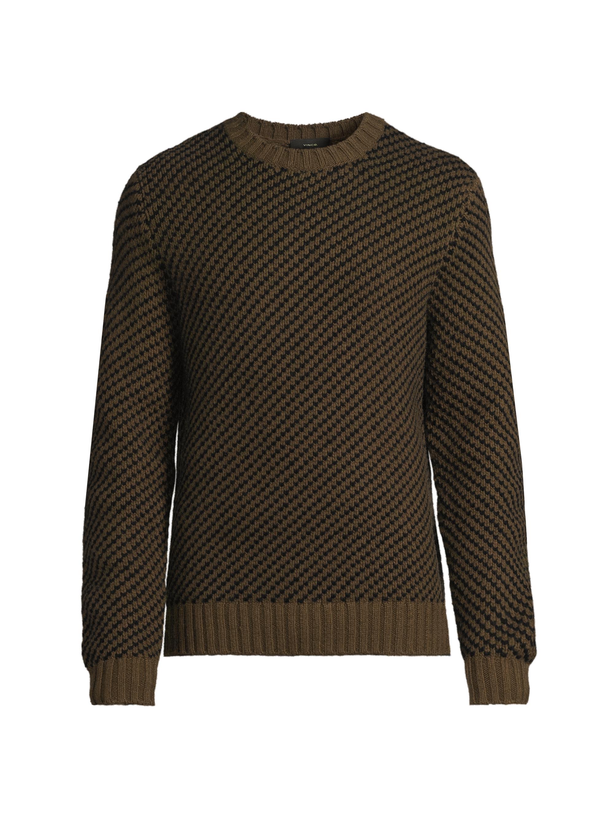 EMPORIO ARMANI PVCレザー切り替え ドライバーズニット S EMPORIO ARMANI PVCレザー切り替え ドライバーズニット S