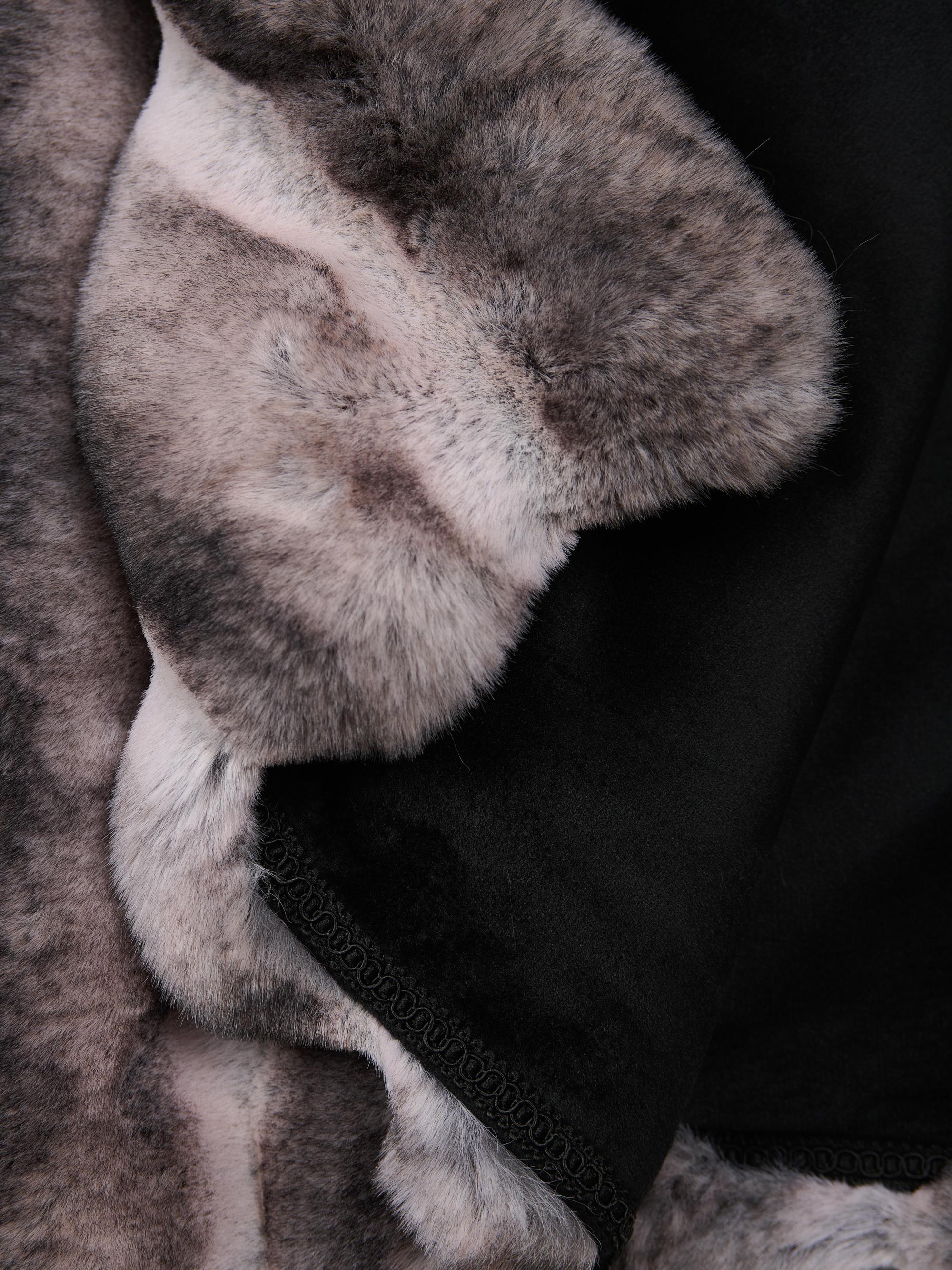 Lyla Grant Fur-Free Faux Chinchilla Throw | Saks Fifth Avenue