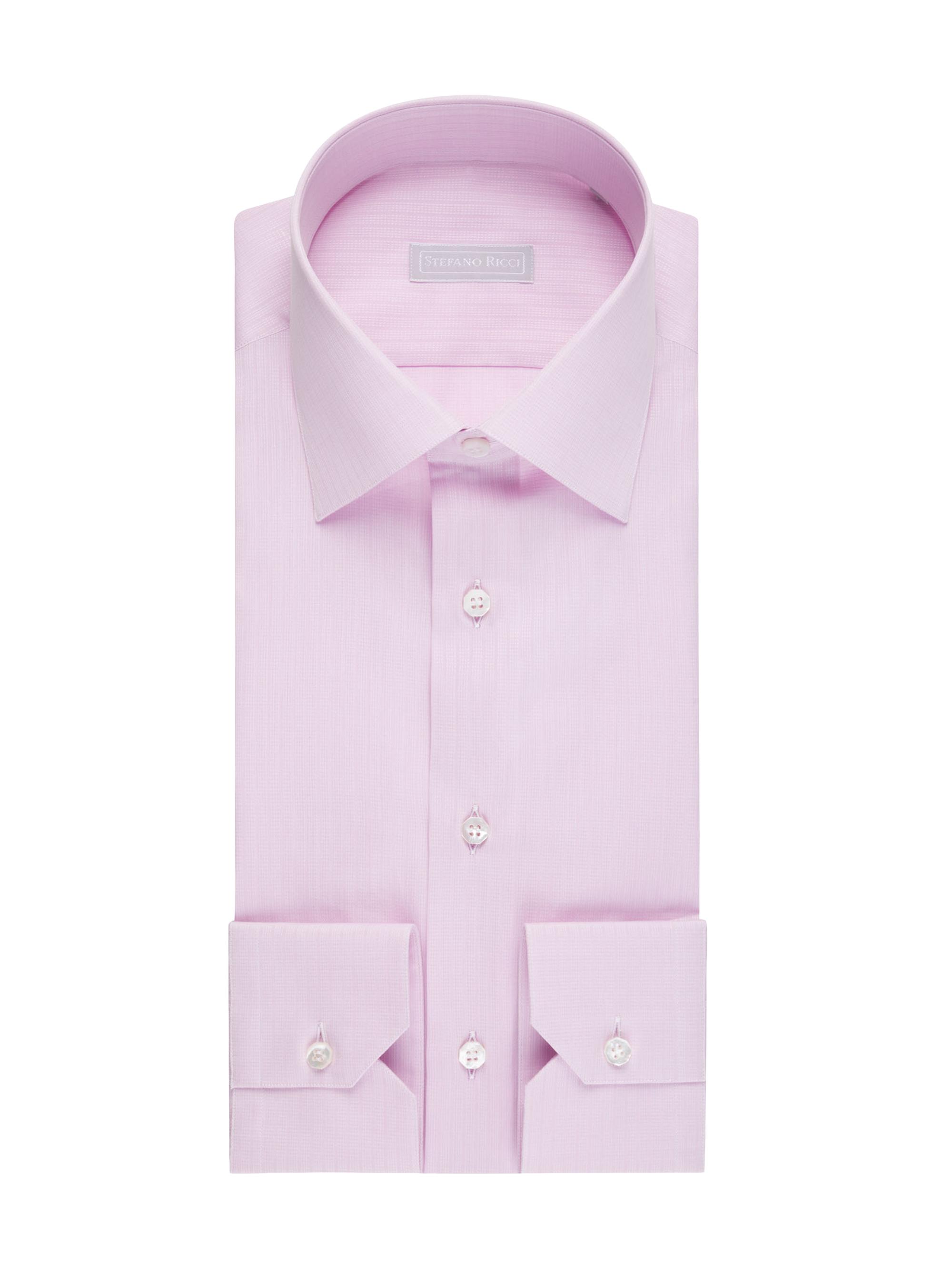 Stefano Ricci Men's Refined Classic Dress Shirt - Pink