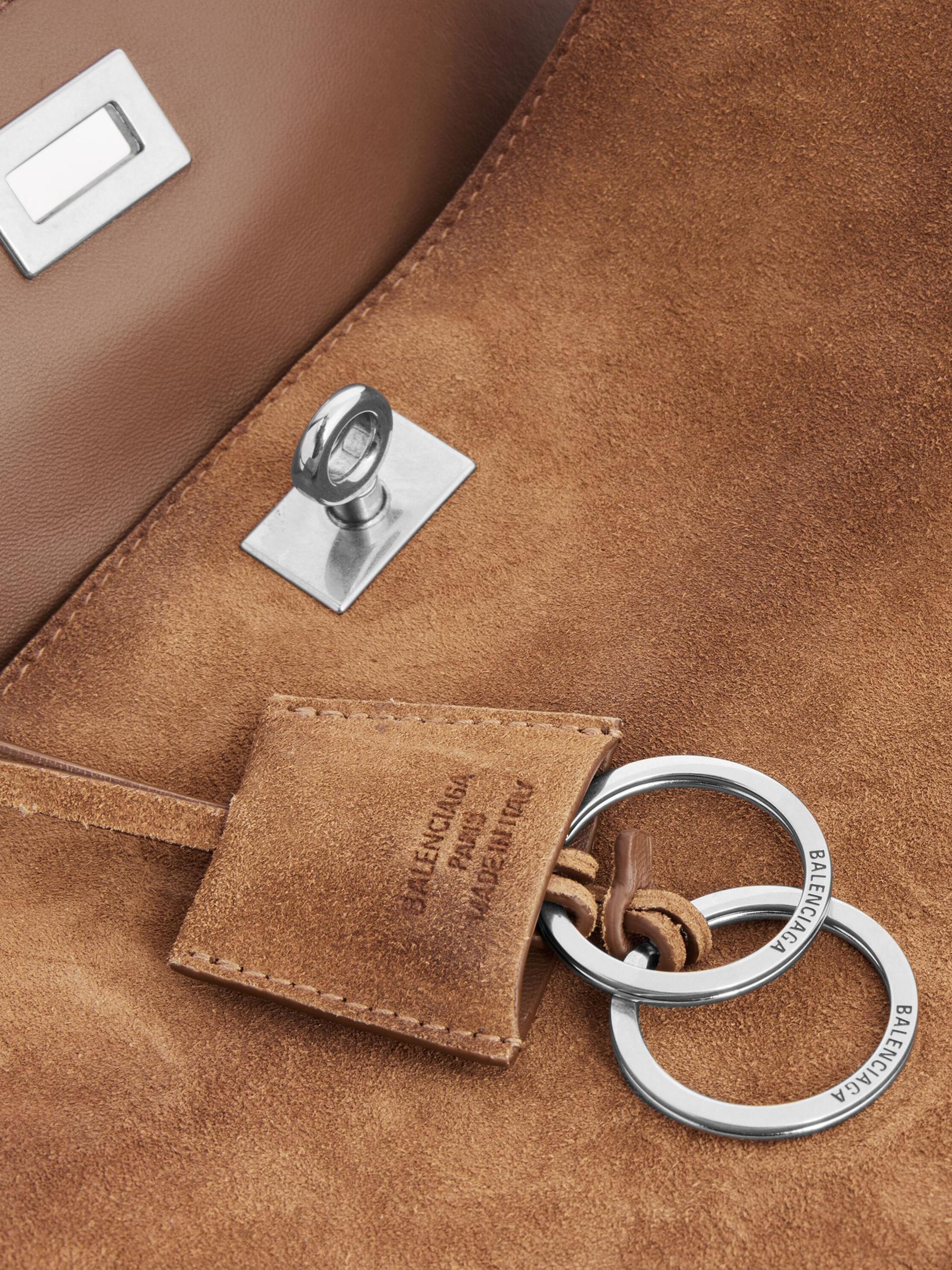 Balenciaga Rodeo Medium Suede Top Handle Bag | Saks Fifth Avenue