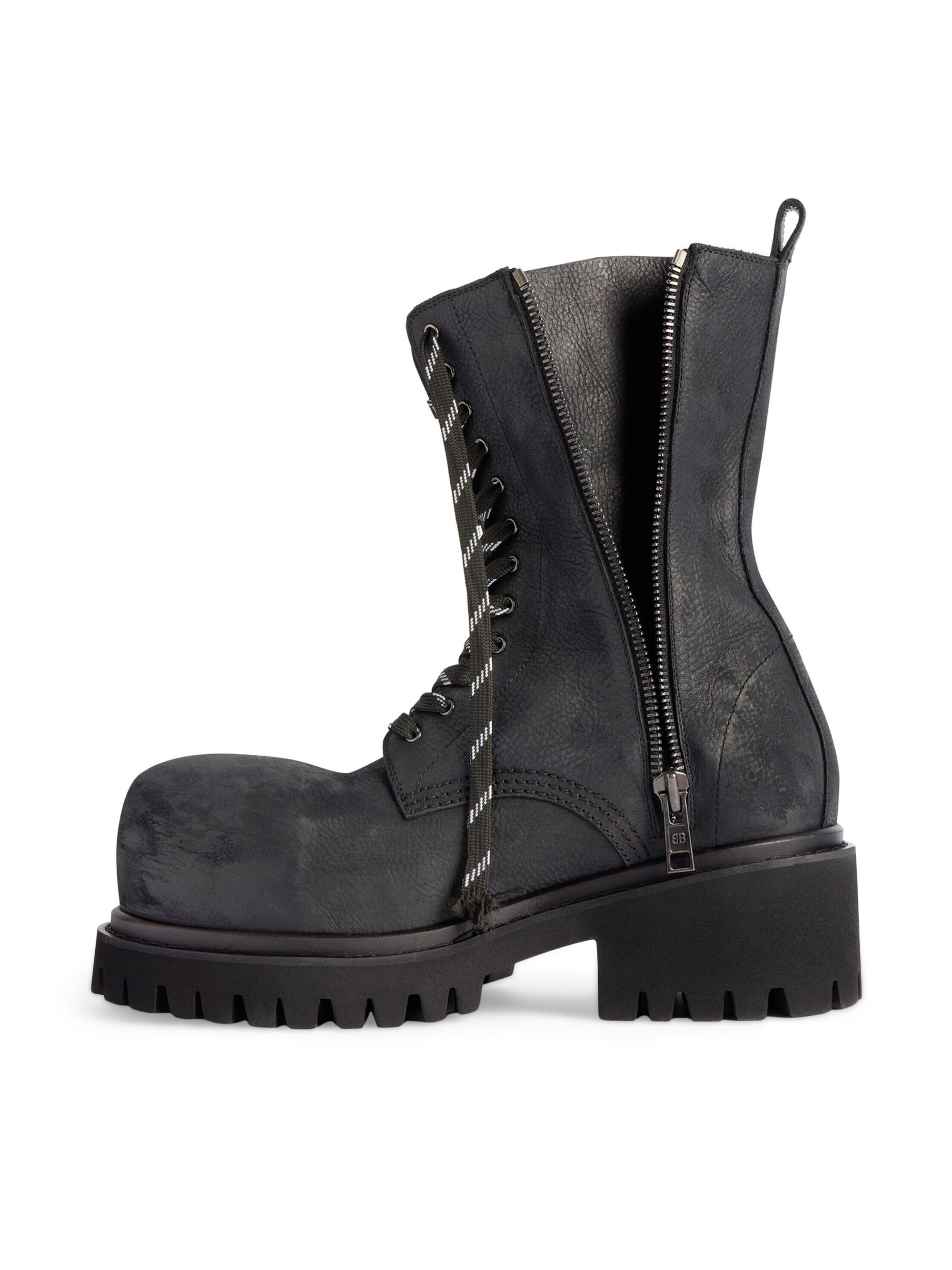 BALENCIAGA ストンパーブーツ Balenciaga Stomper Zipped Booties | Saks Fifth Avenue