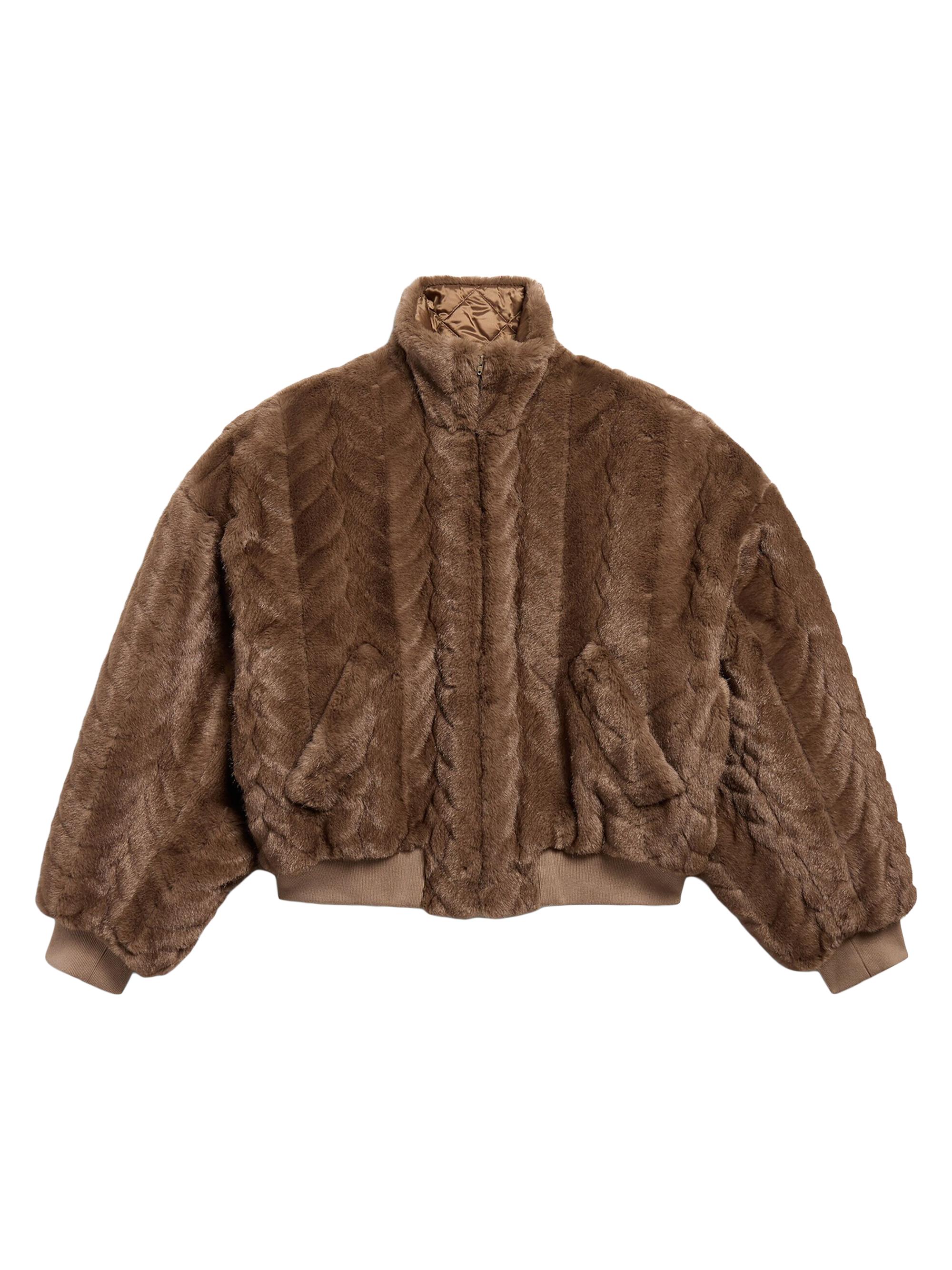 Balenciaga Women's Cropped Jacket - Brown