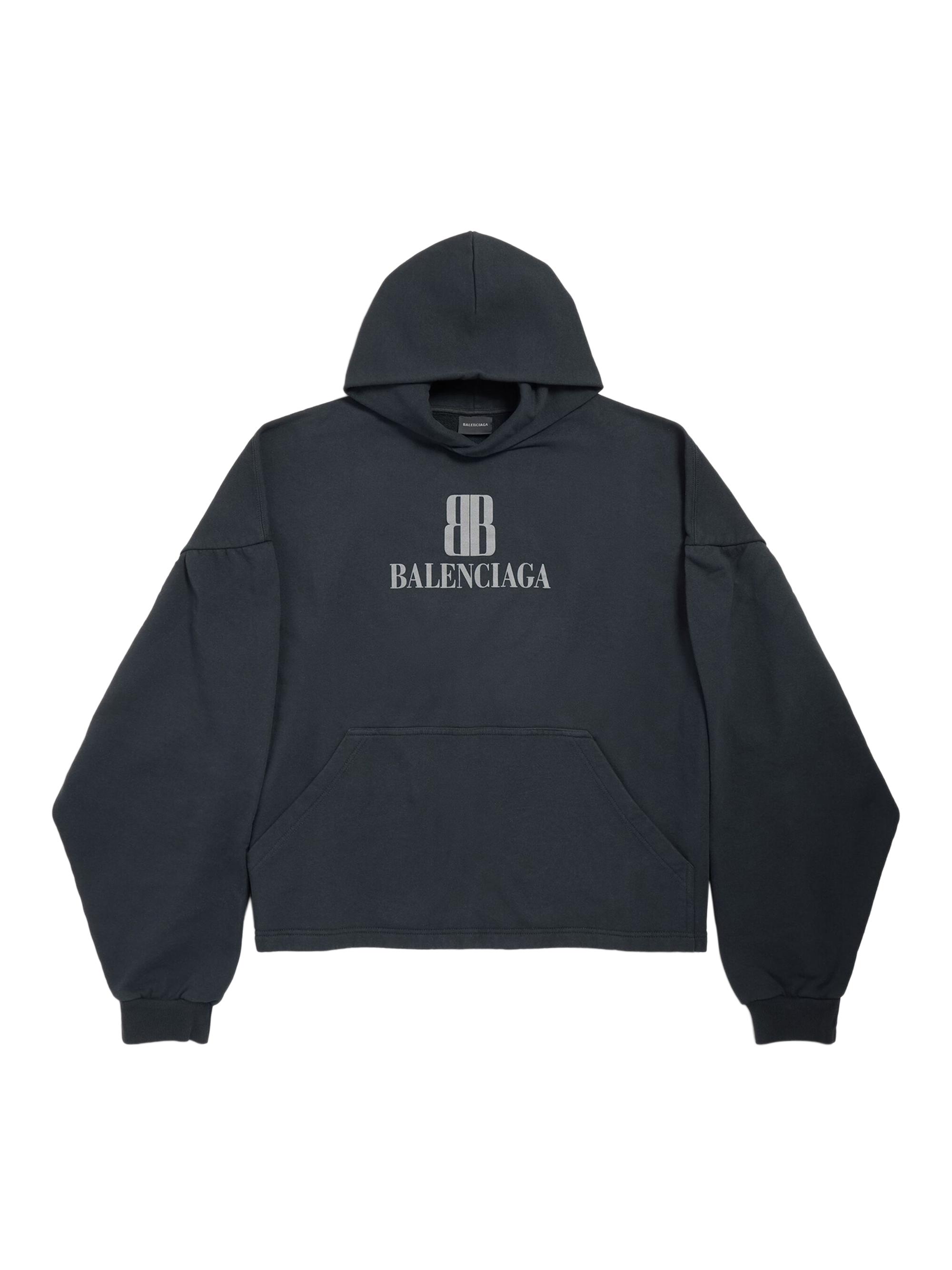 送料込直営店+BALENCIAGA+BACK FLIP ROUND HOODIE オーバーsize Balenciaga Back Flip Round Oversized Hoodie | Saks Fifth Avenue