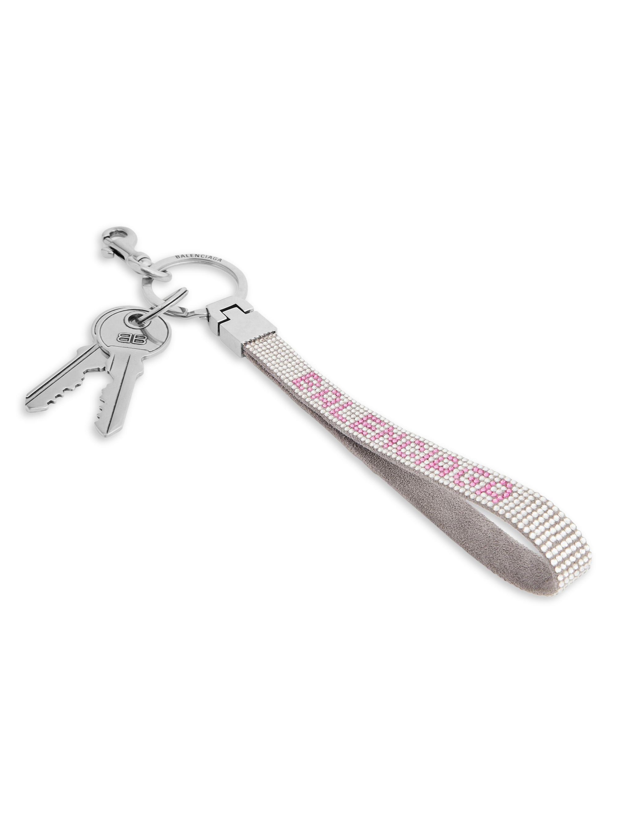 Balenciaga Women's Strass Charm - Smoke Grey Pink