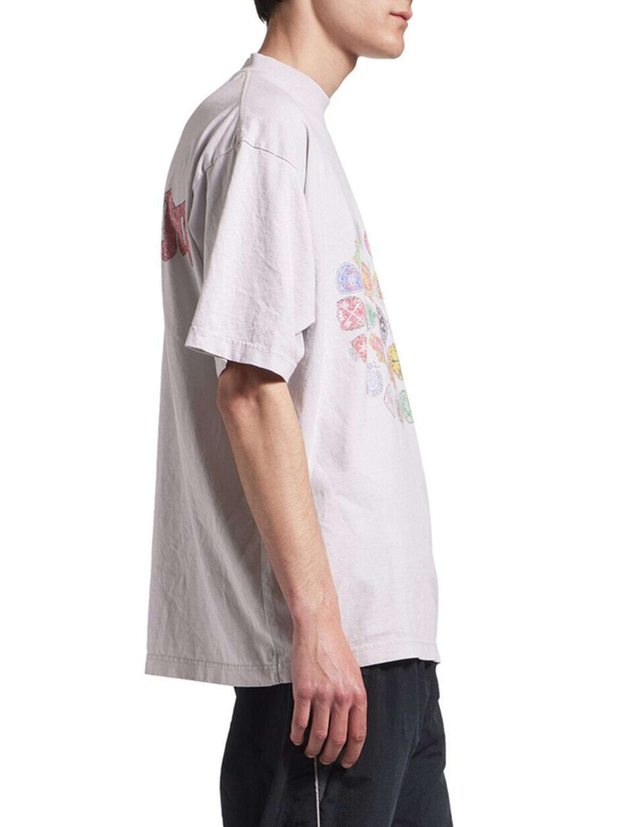 Balenciaga Spiral Crest Medium Fit T-Shirt | Saks Fifth Avenue