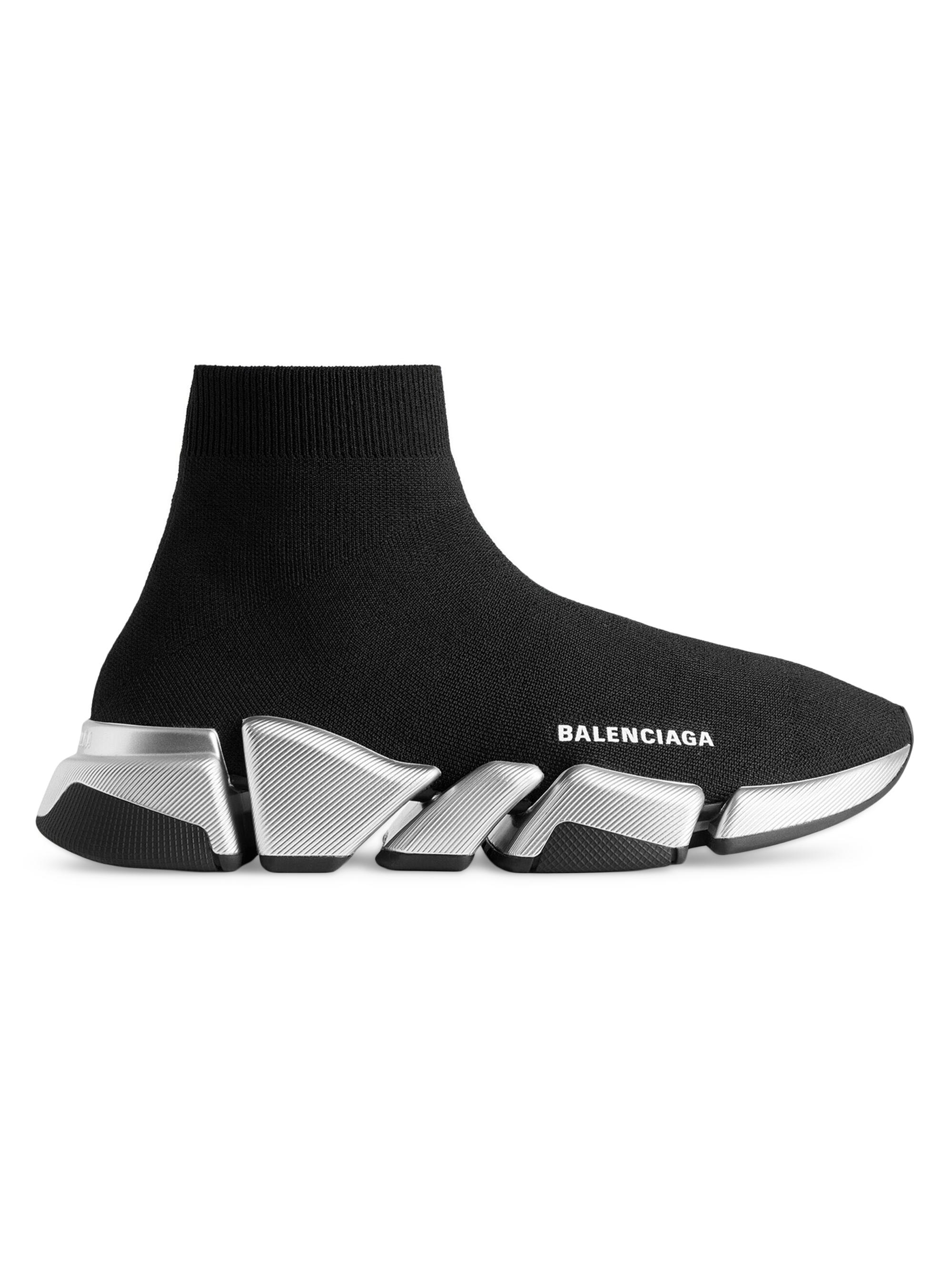 Balenciaga Speed 2.0 Full Clear Sole Recycled Knit Sneakers | Saks