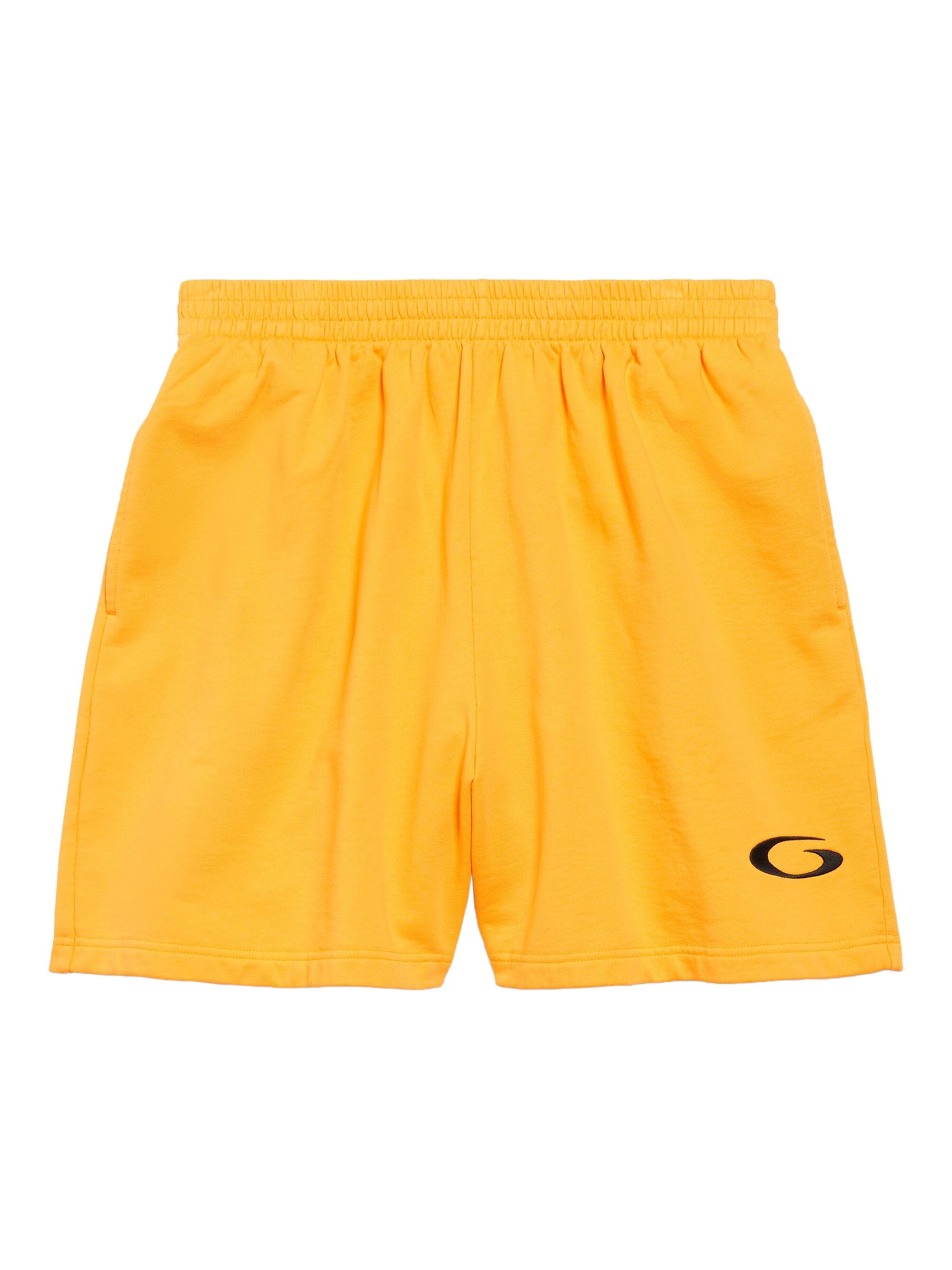Balenciaga Men's Basketball Sweat Shorts - Yellow