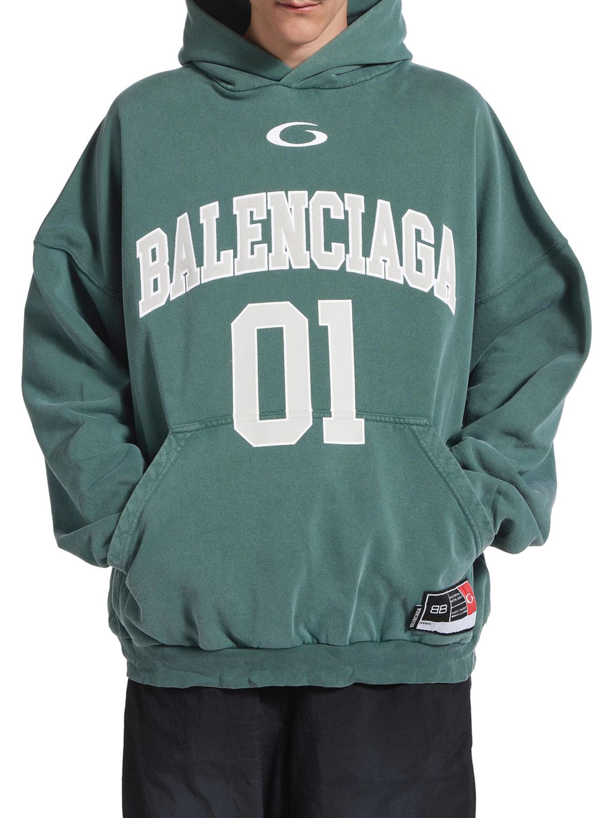 BALENCIAGA バレンシアガ 25SS basketball hoodie Balenciaga Basketball Series Hoodie | Saks Fifth Avenue