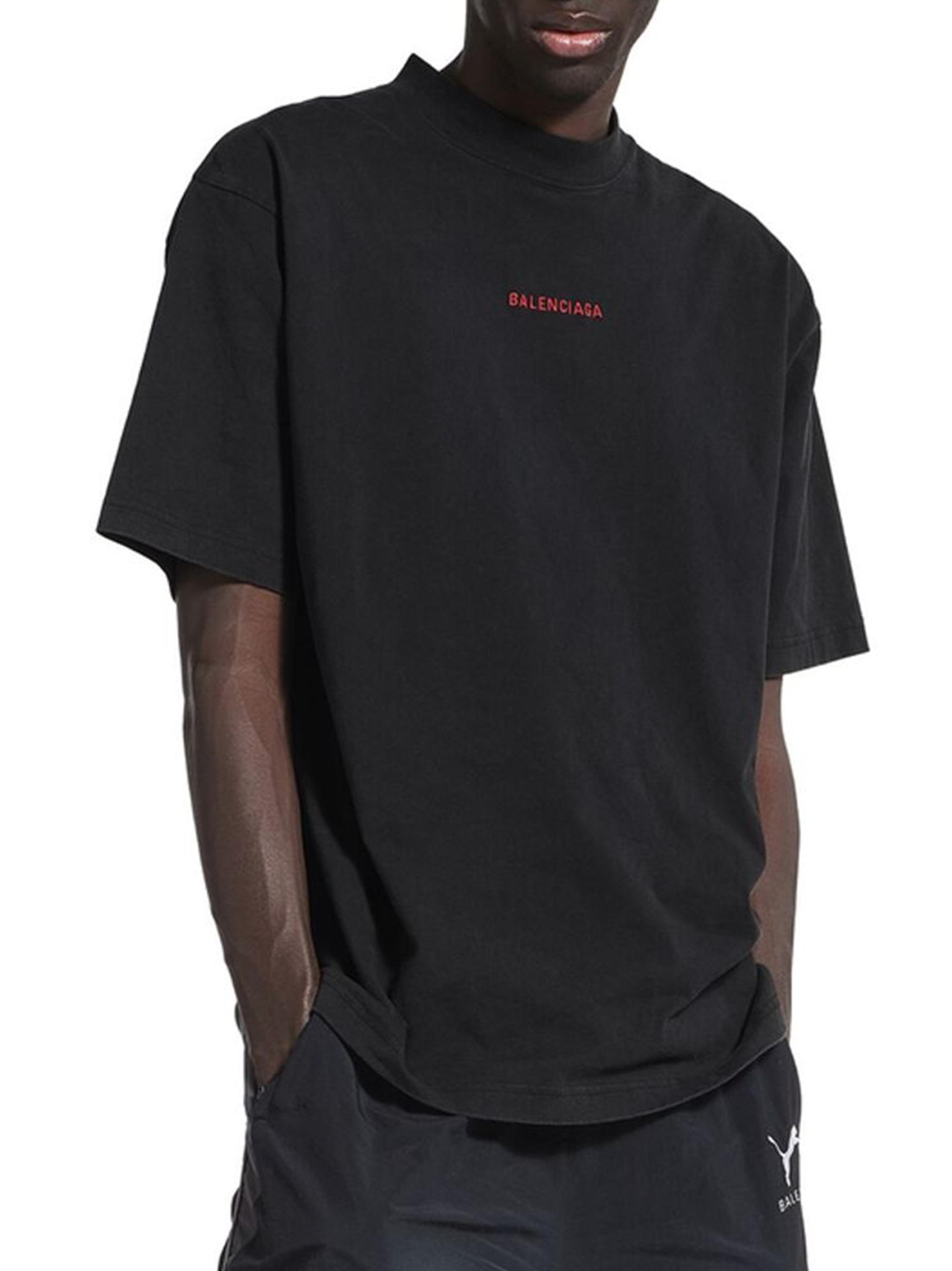 Balenciaga Balenciaga Back Medium Fit T-Shirt | Saks Fifth Avenue