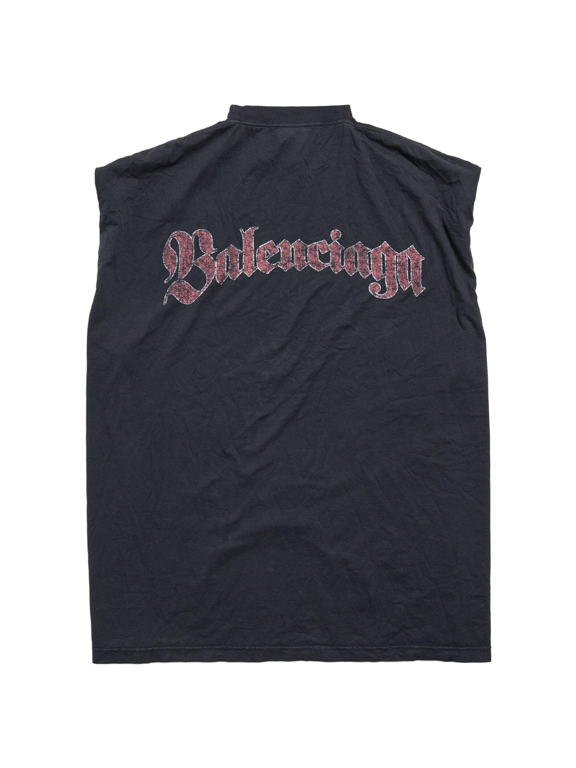 Balenciaga Spiral Crest Sleeveless T-Shirt | Saks Fifth Avenue
