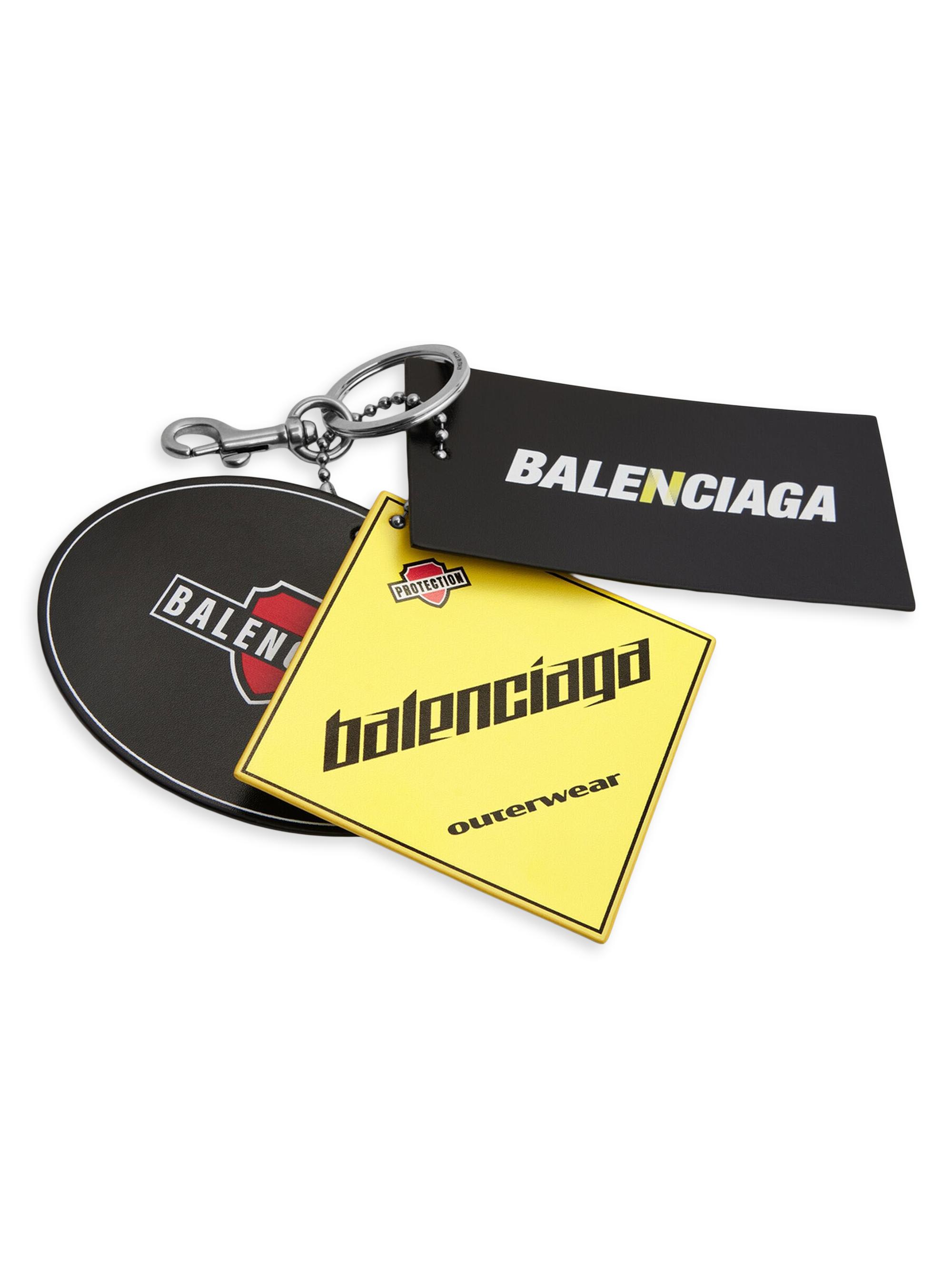 Balenciaga Keychain 3 Tags Charm | Saks Fifth Avenue