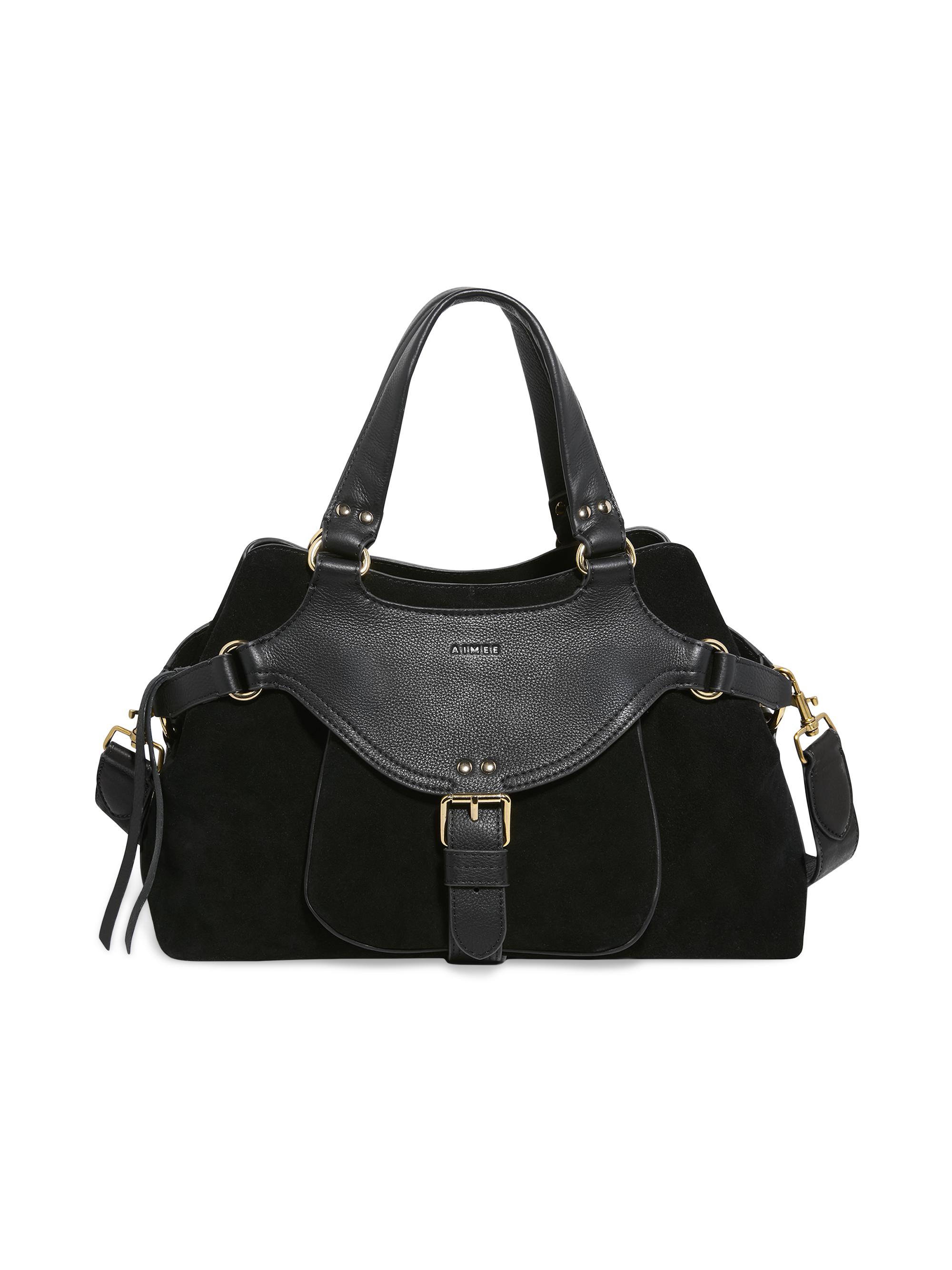 Aimee Kestenberg Women's Dash Satchel  Top Handle Bag - Black