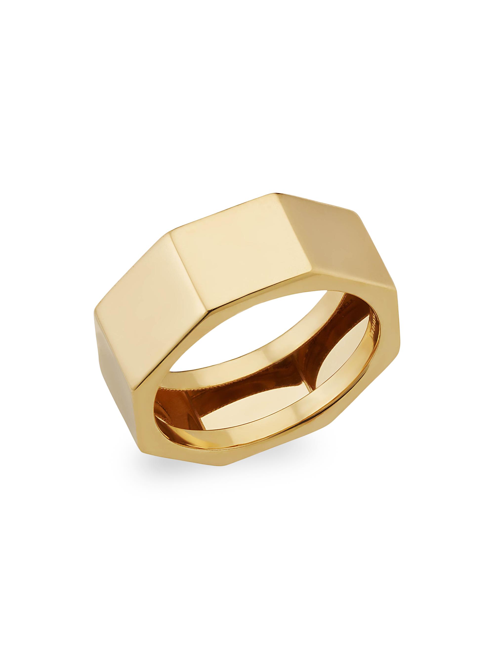 Oradina Women's 14K Yellow Gold Bolt Ring - Gold