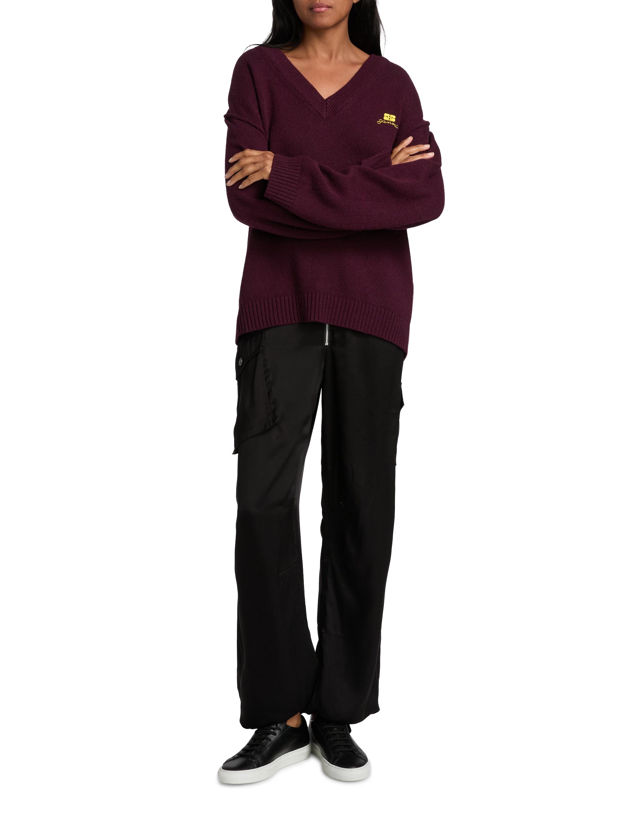 Washed Satin Cargo Pants