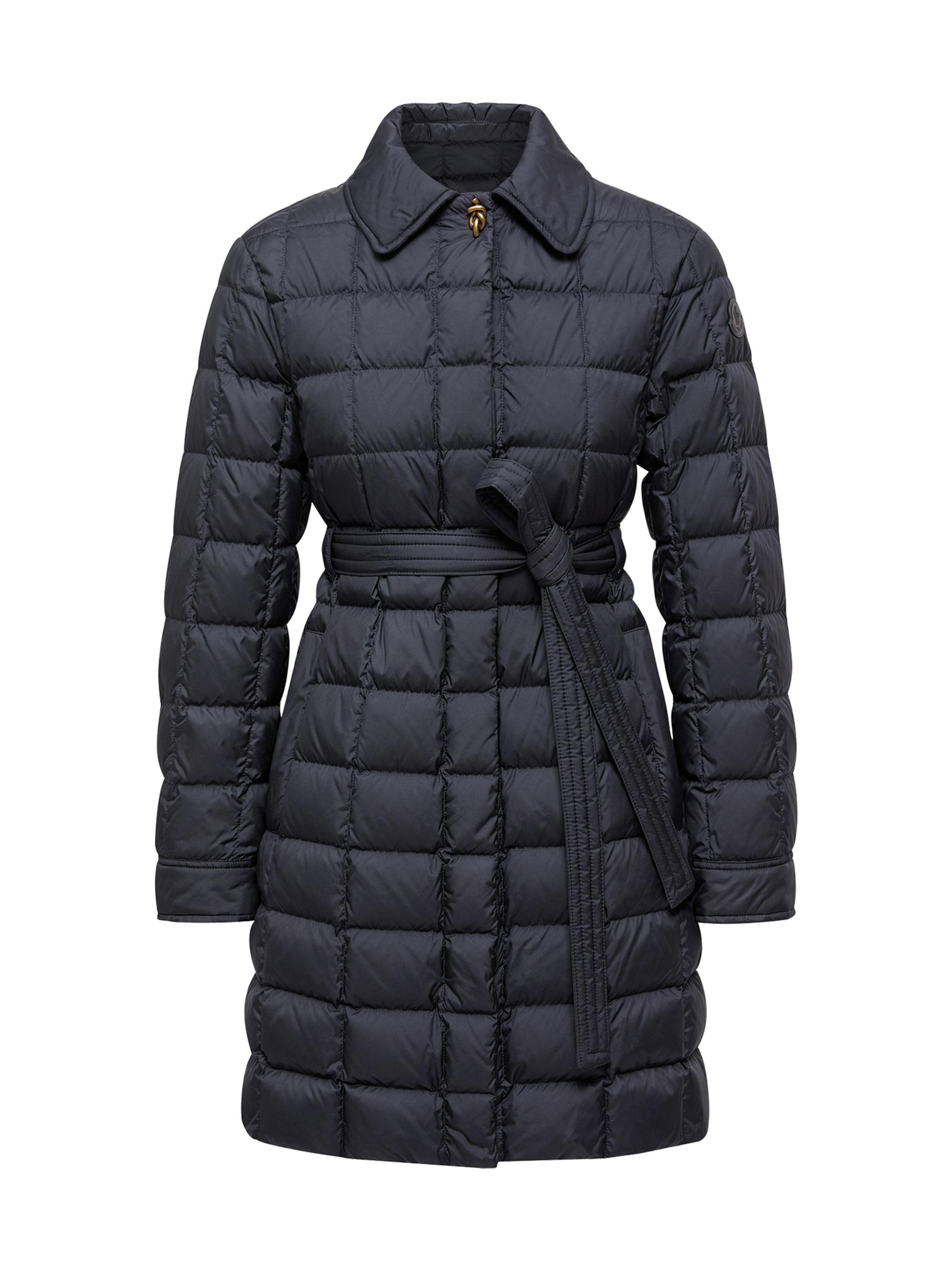 Moncler Flammette Fitted Long Down Coat | Saks Fifth Avenue
