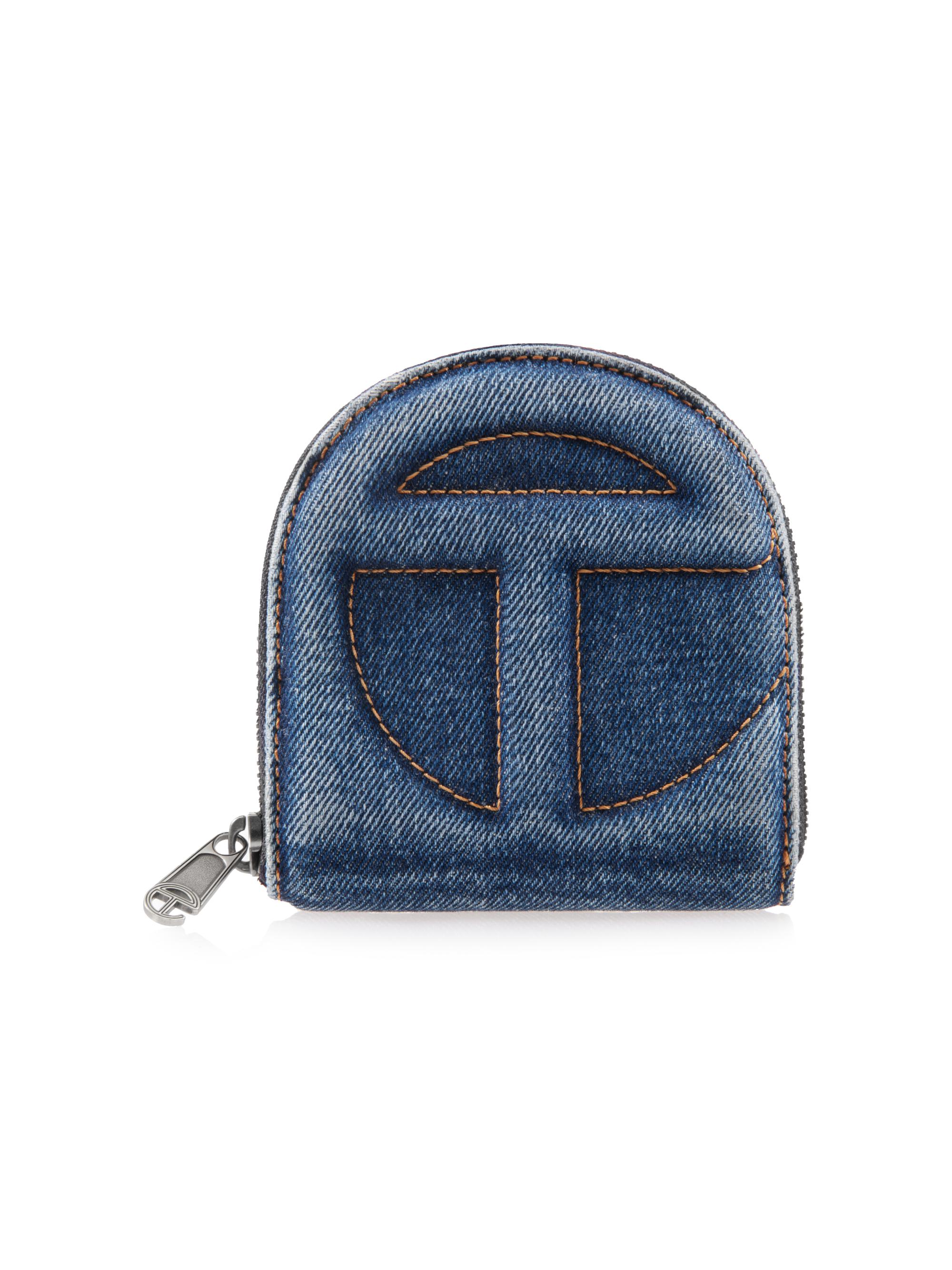 TELFAR Men's Telfar Denim Wallet - Blue Denim
