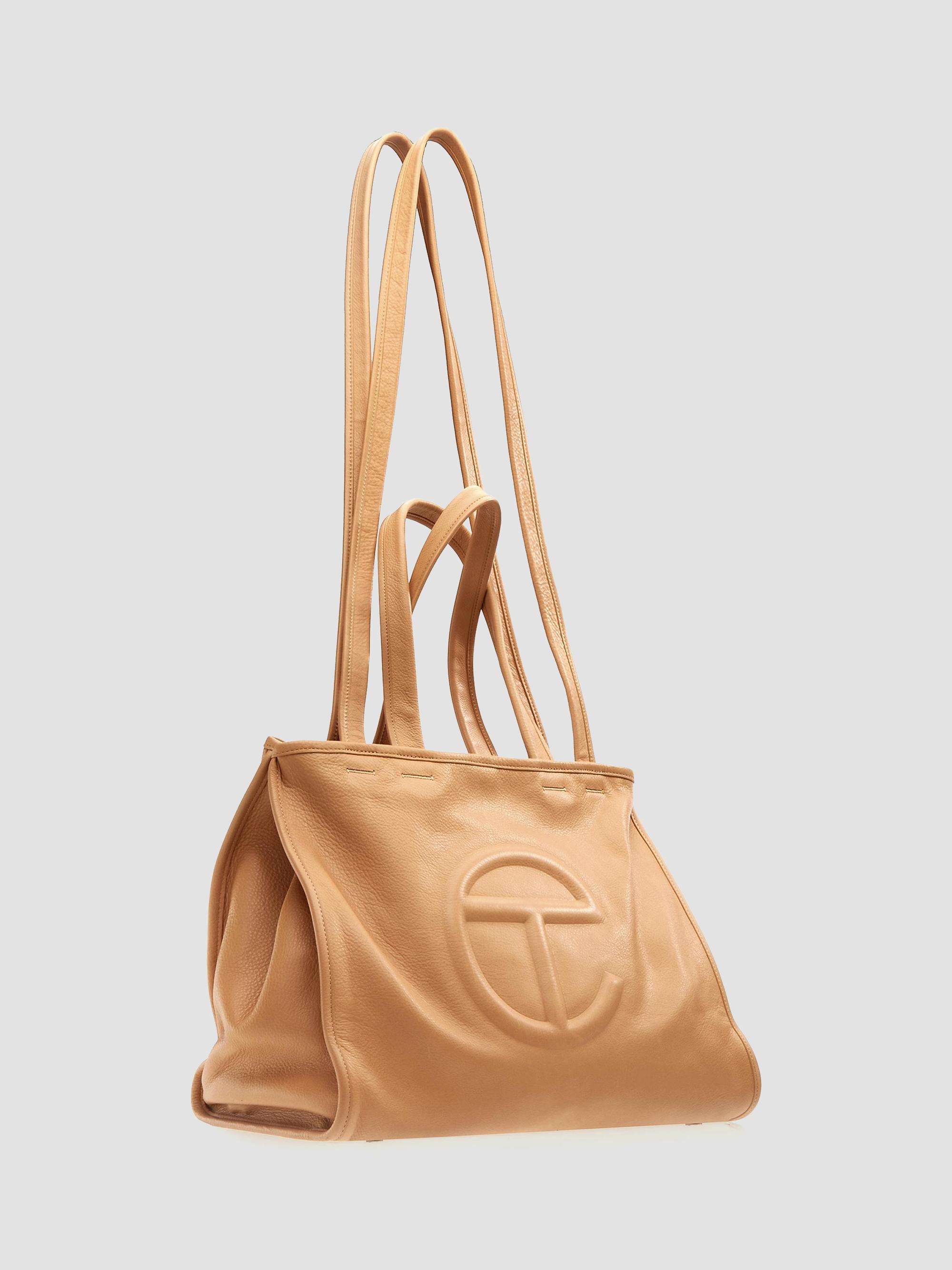 TELFAR Medium Carry Logo Leather Bag | Saks Fifth Avenue