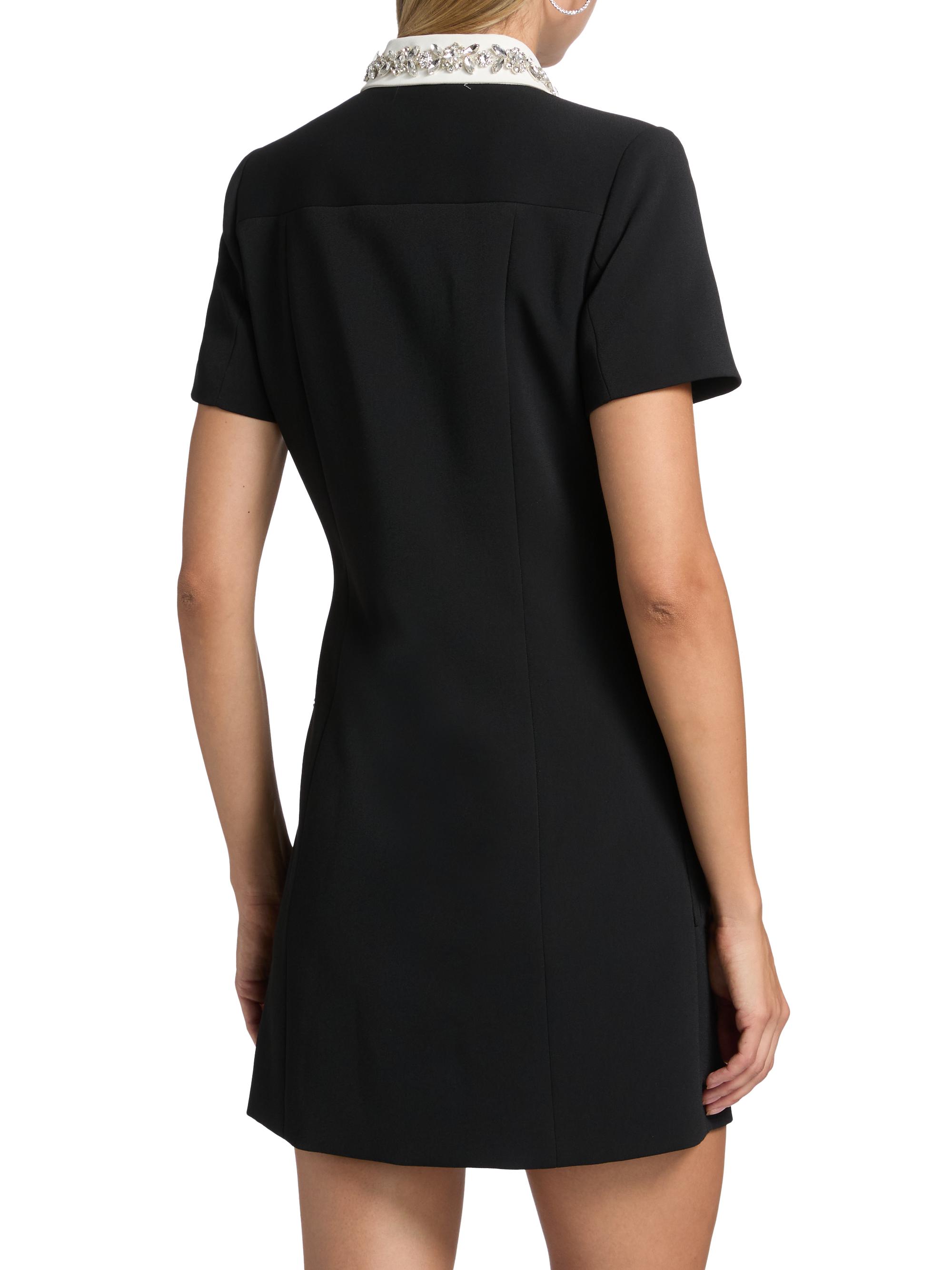she's a gem crepe mini dress Milly Sheelah Crepe Mini Dress