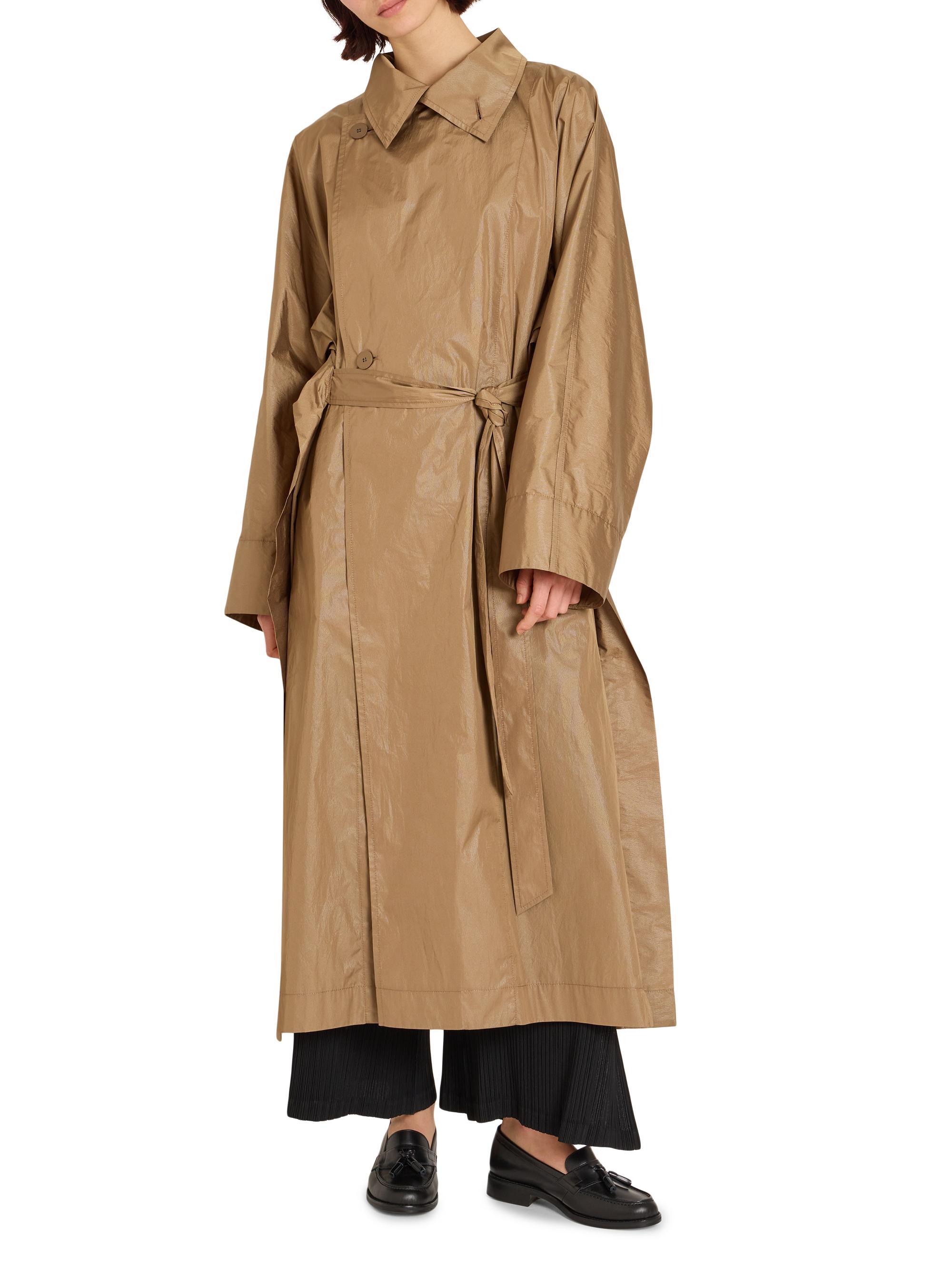 ISSEY MIYAKE ベージュ トレンチコート Issey Miyake Aerial Steel Trench Coat | Saks Fifth Avenue