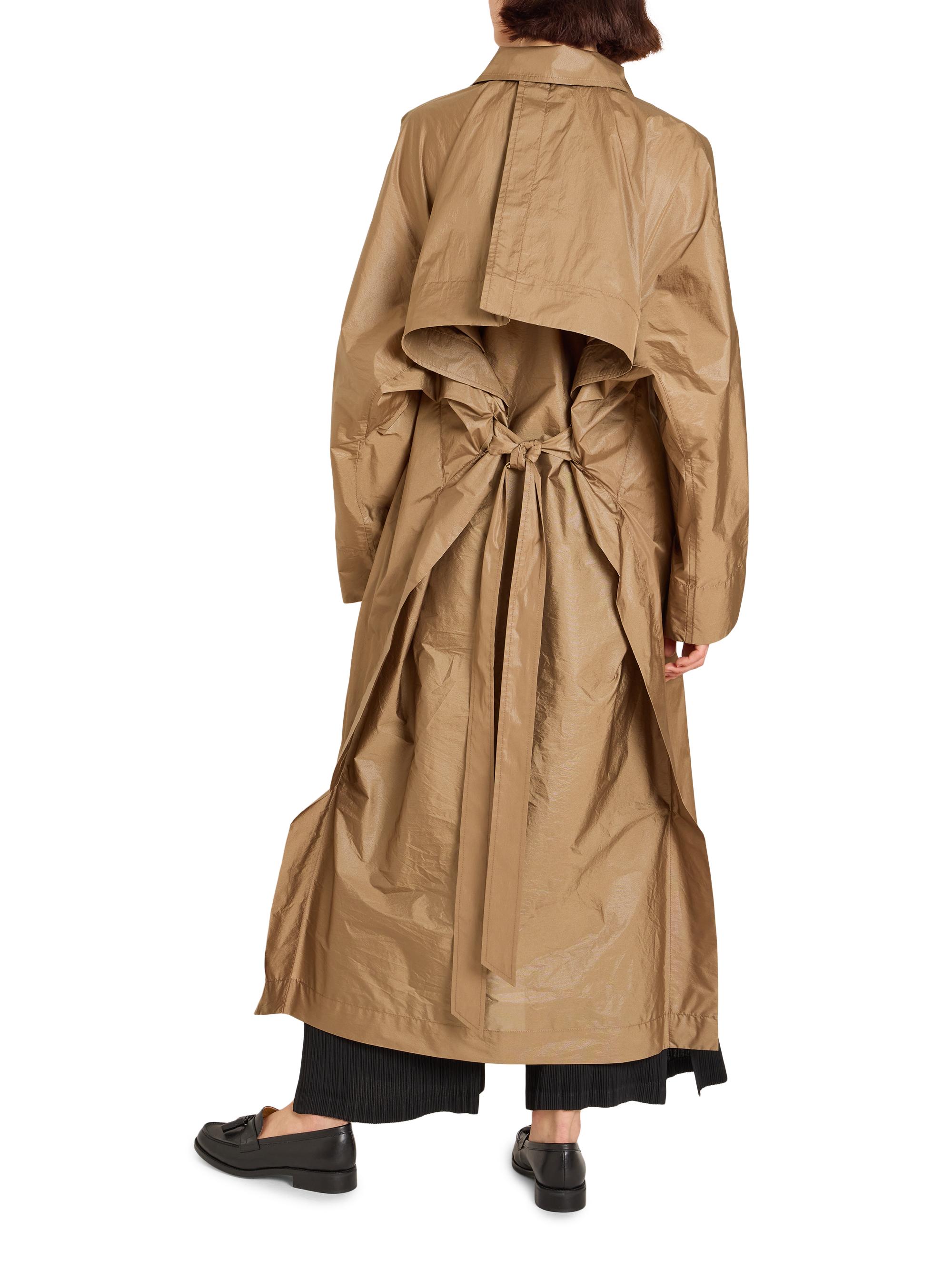 Issey Miyake Aerial Steel Trench Coat | Saks Fifth Avenue