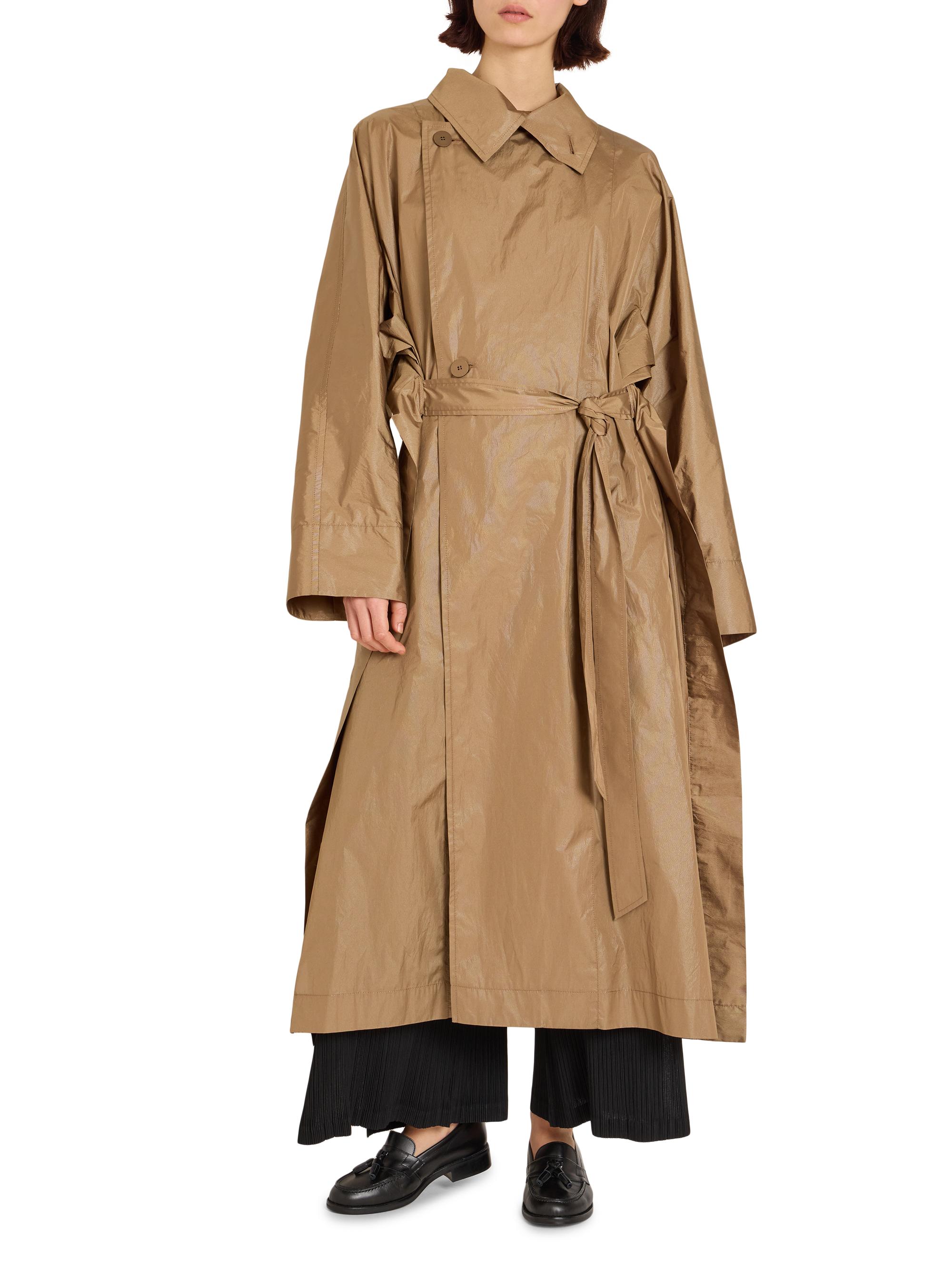 Issey Miyake Aerial Steel Trench Coat | Saks Fifth Avenue