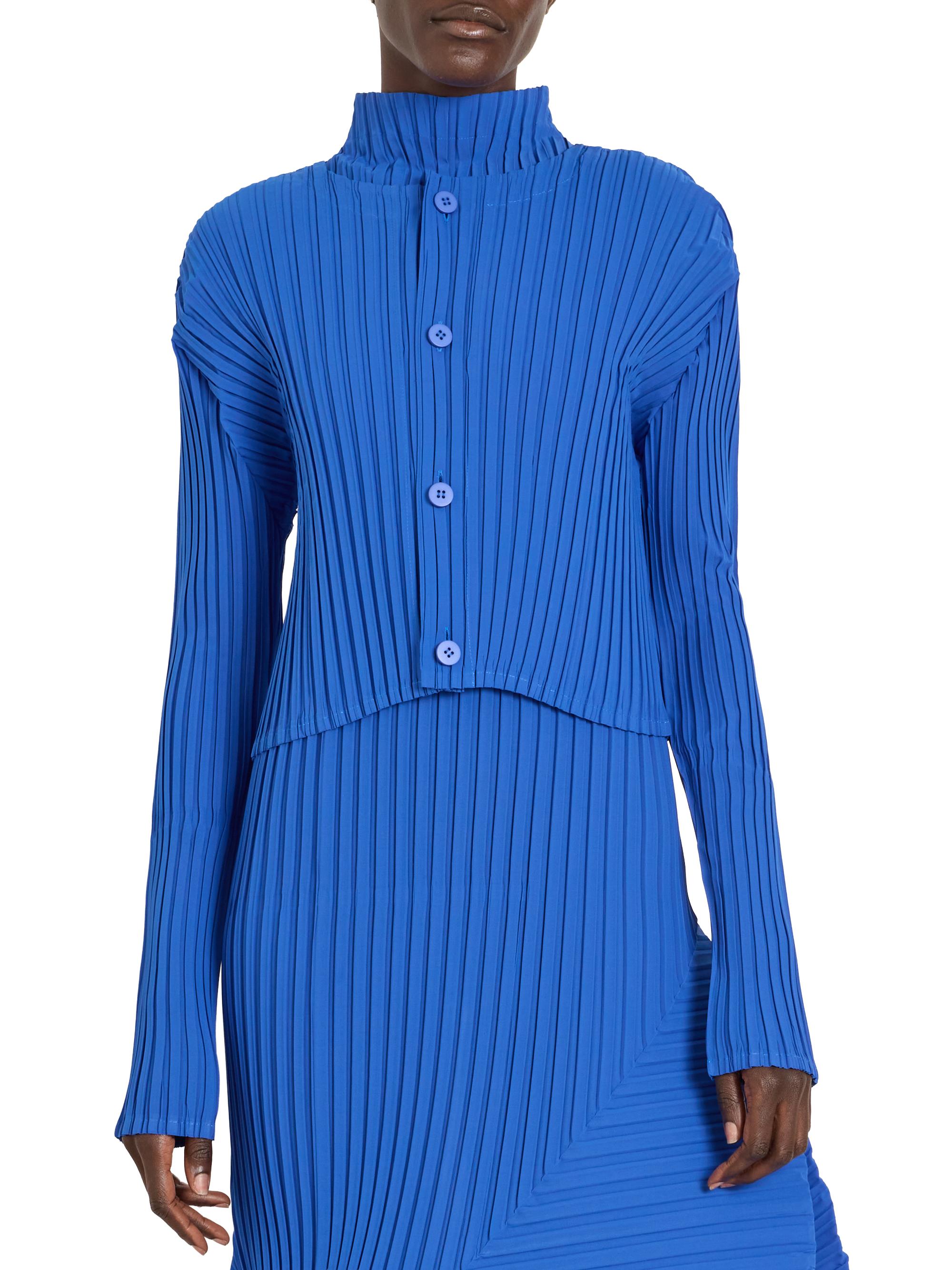 C*s様 ISSEY MIYAKE PLEATS ブロック 長袖プルオーバー ブ Issey Miyake Fold Pleats Cardigan | Saks Fifth Avenue