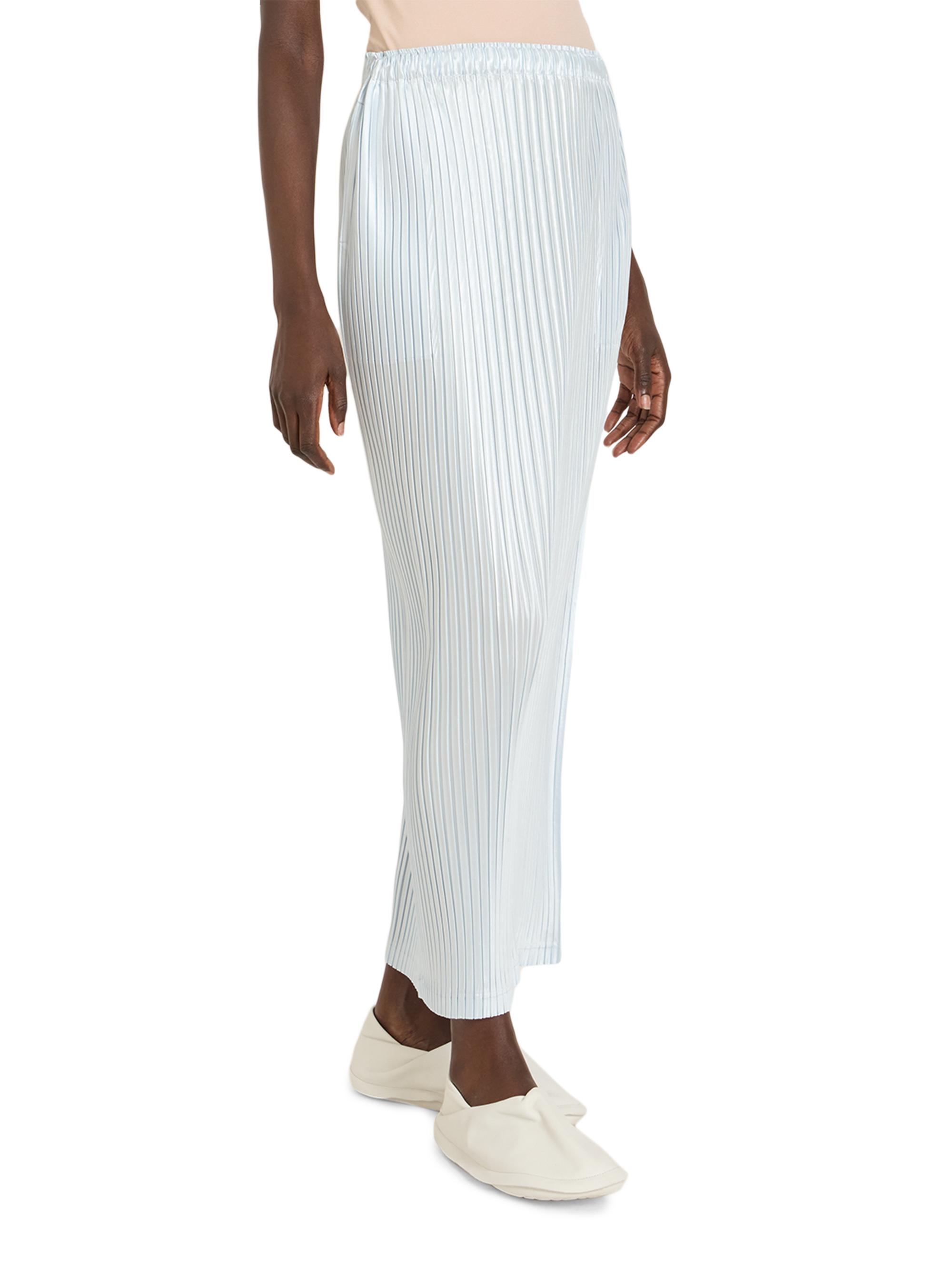Issey Miyake Glossed Metal Pleats Maxi Skirt | Saks Fifth Avenue