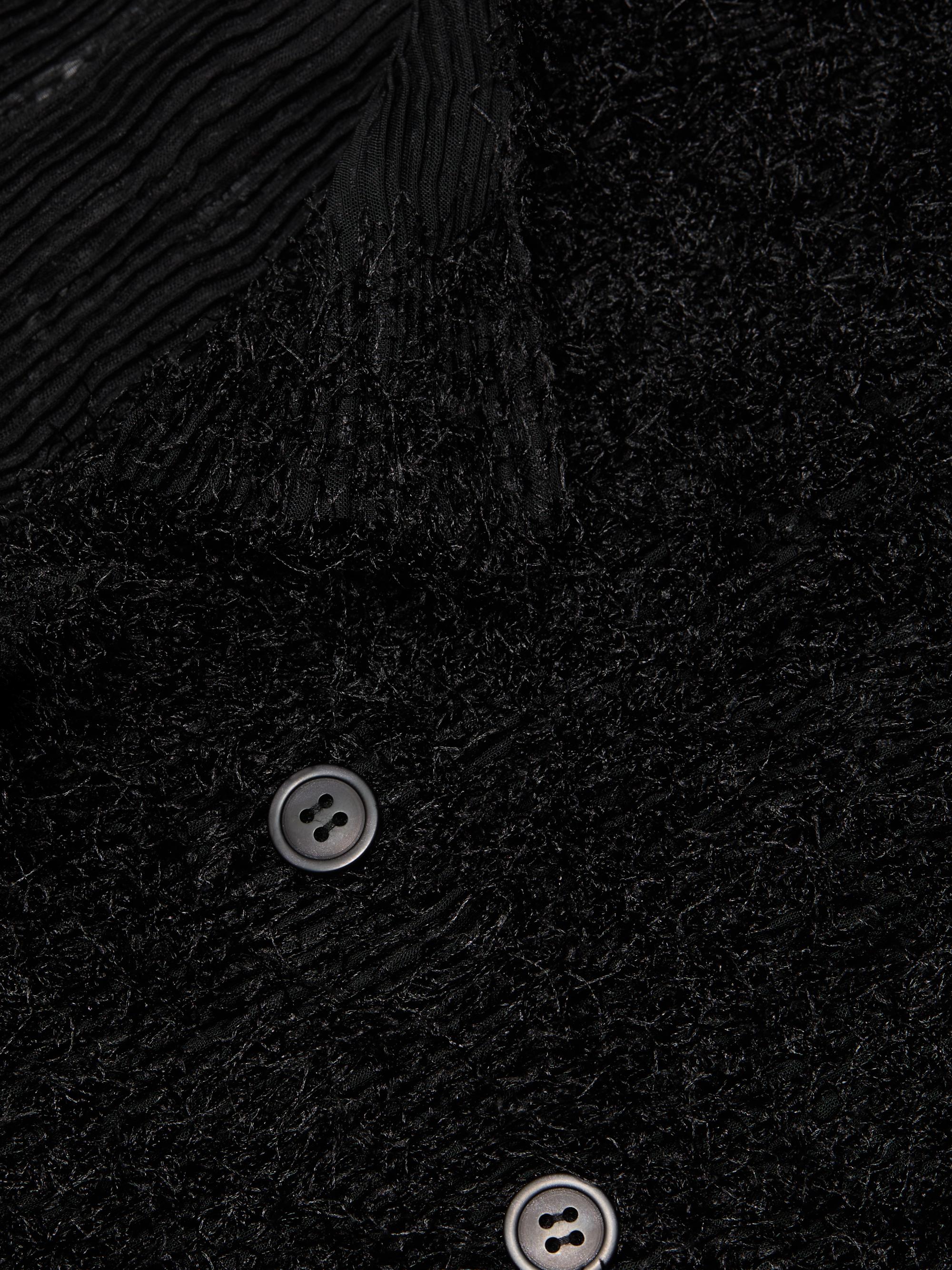 Issey Miyake Shifted Fuzzy Pleats Cardigan | Saks Fifth Avenue