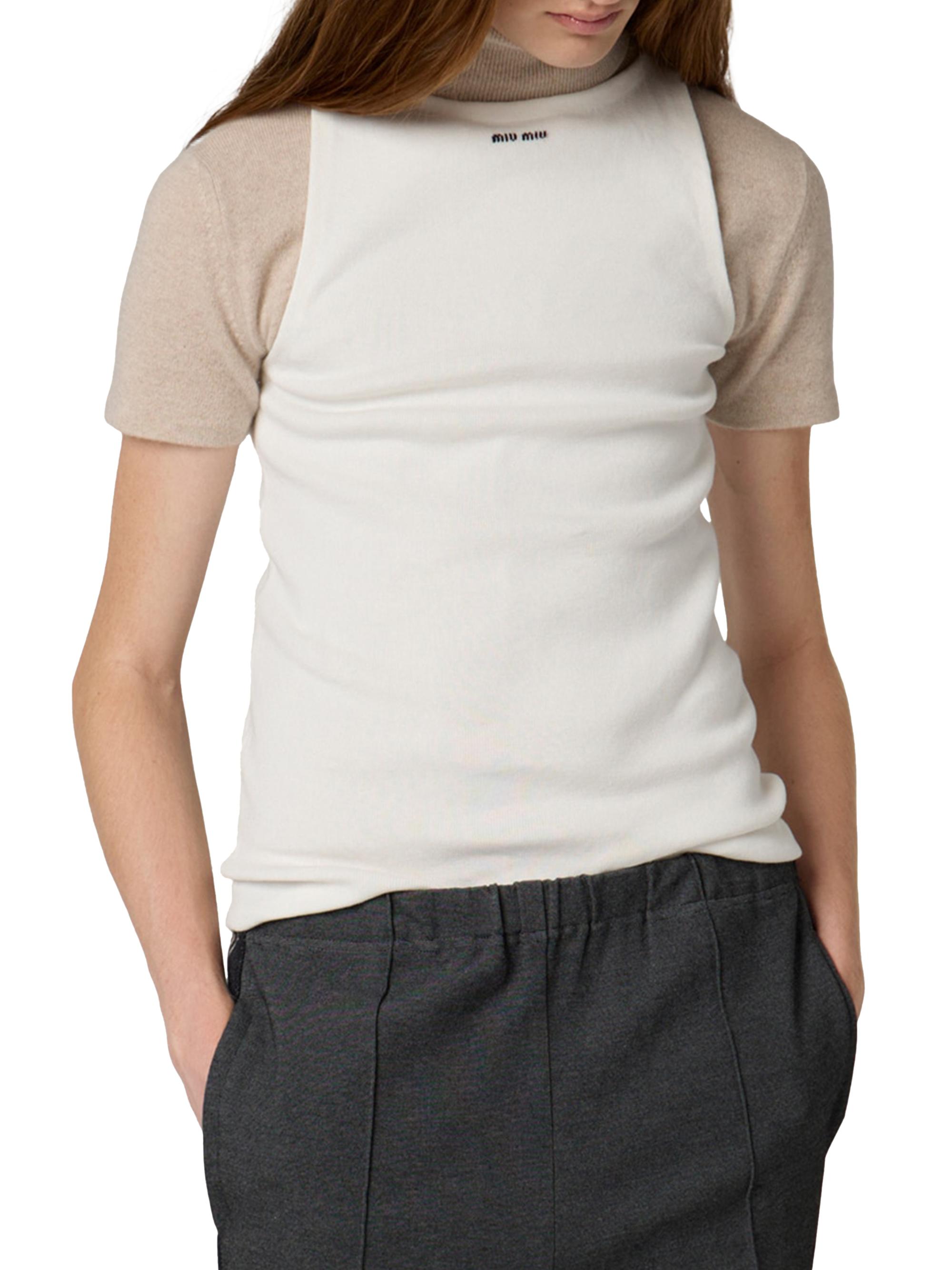 Miu Miu Cotton Knit Tank Top | Saks Fifth Avenue