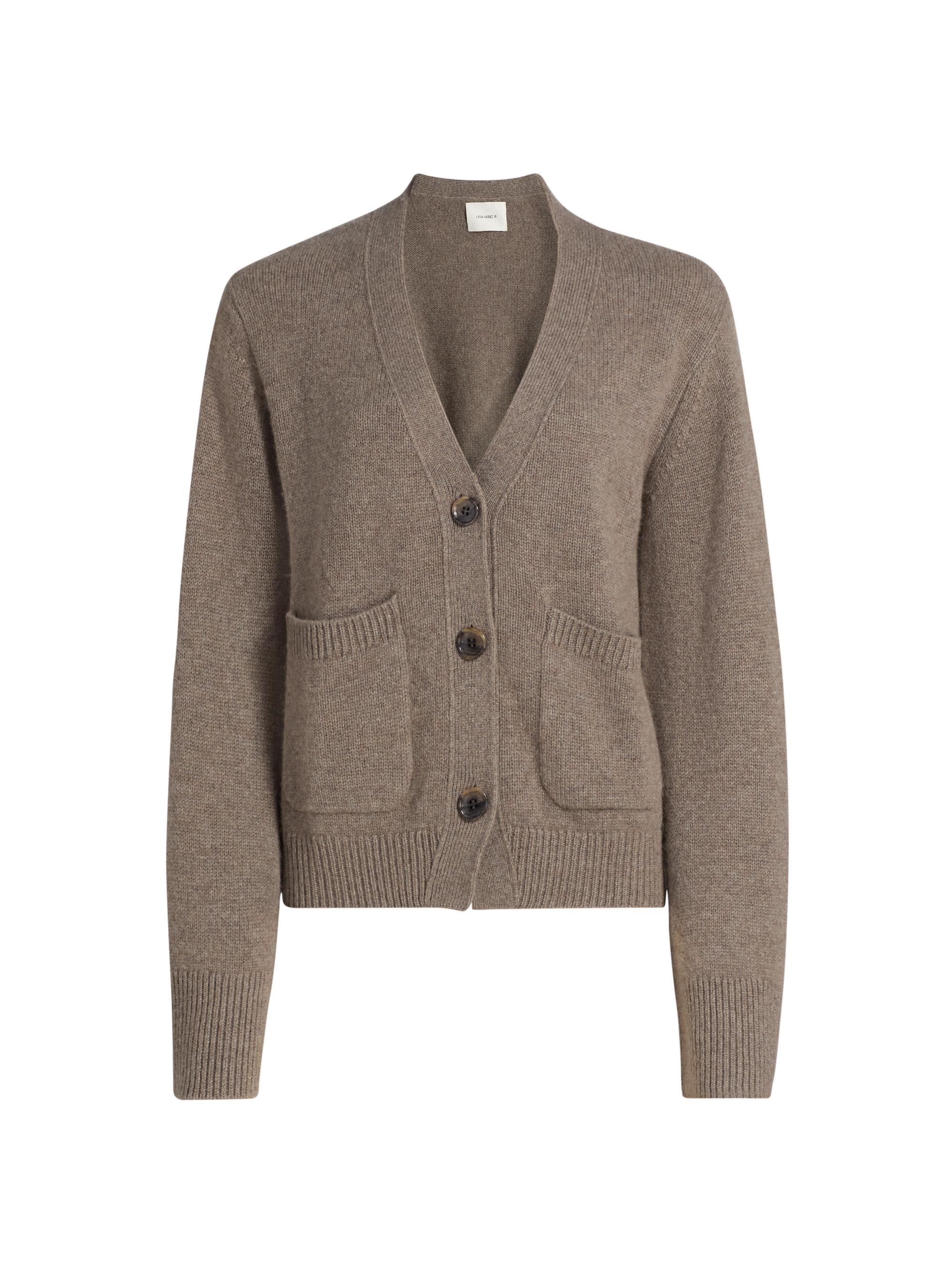 Lisa Yang Azalea Brushed Cashmere Cardigan | Saks Fifth Avenue
