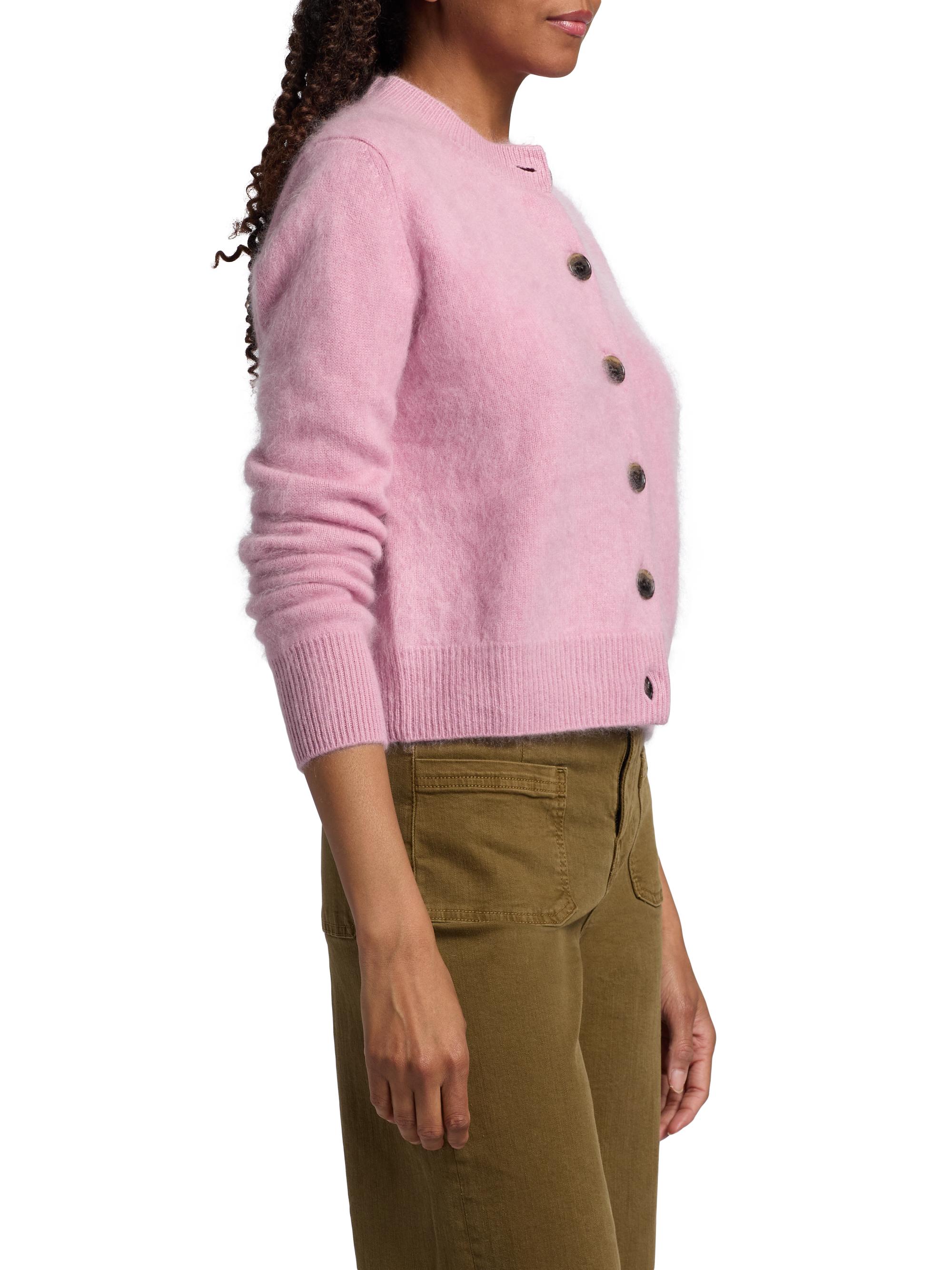 Lisa Yang Azalea Brushed Cashmere Cardigan | Saks Fifth Avenue