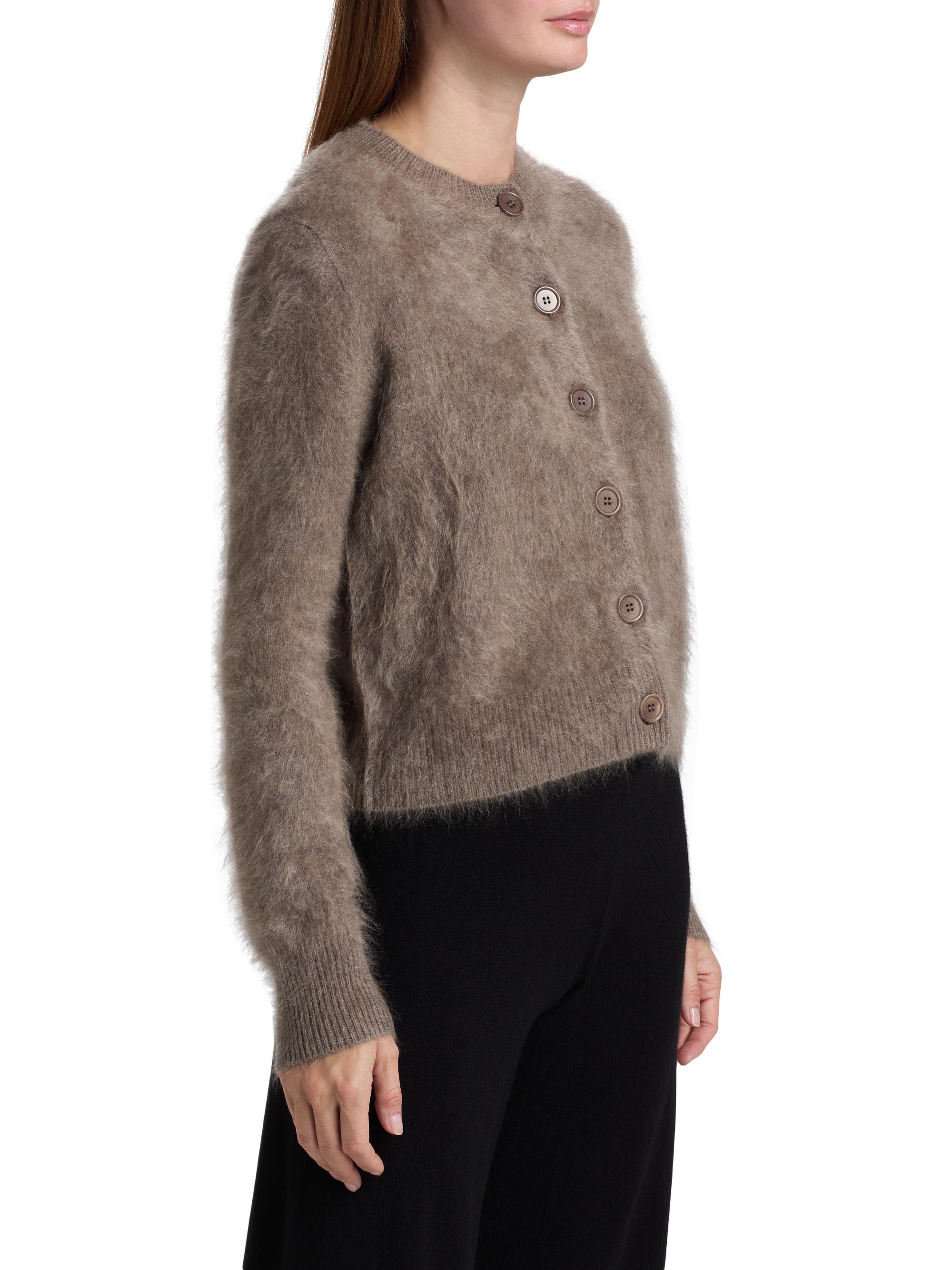 Lisa Yang Azalea Brushed Cashmere Cardigan | Saks Fifth Avenue