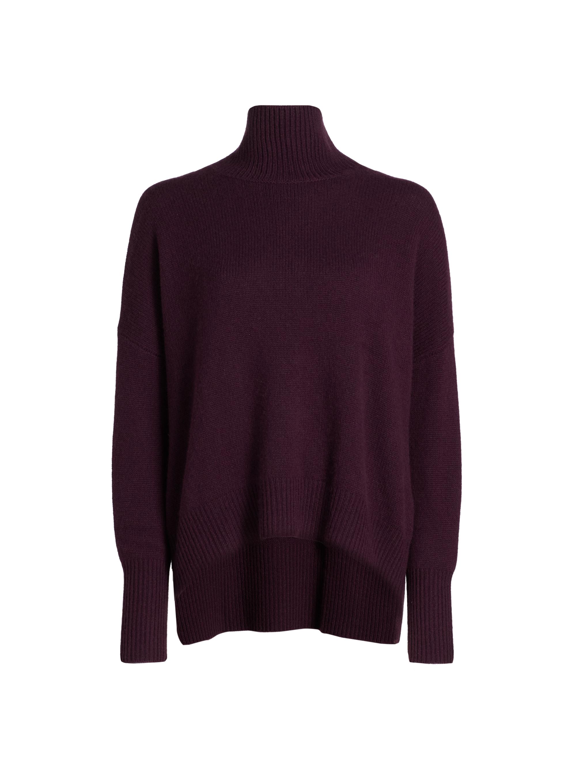 Lisa Yang Women's Heidi Relaxed-Fit Cashmere Sweater - Mahogany