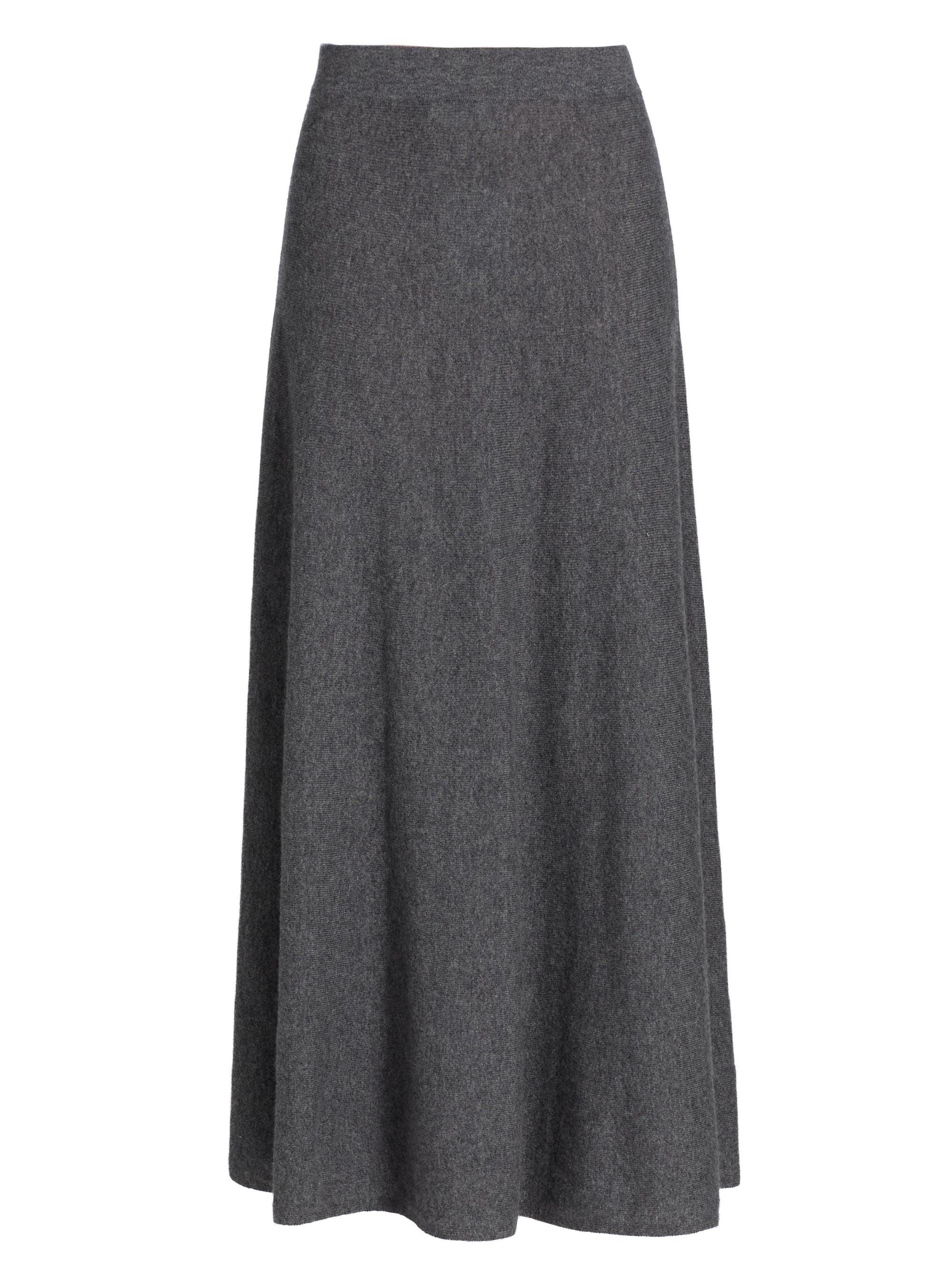 Lisa Yang Women's Flared Cashmere Maxi Skirt - Graphite
