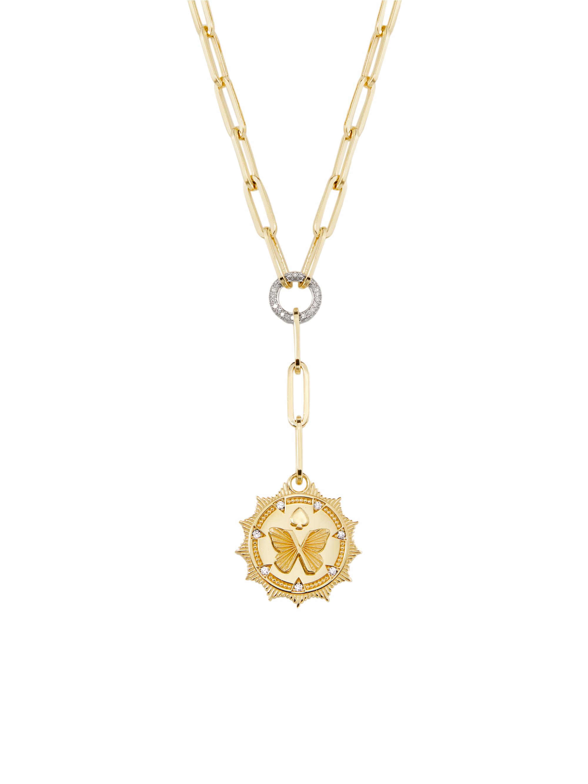 Reverie 18K Yellow Gold & 0.32 TCW Diamond Pendant Necklace