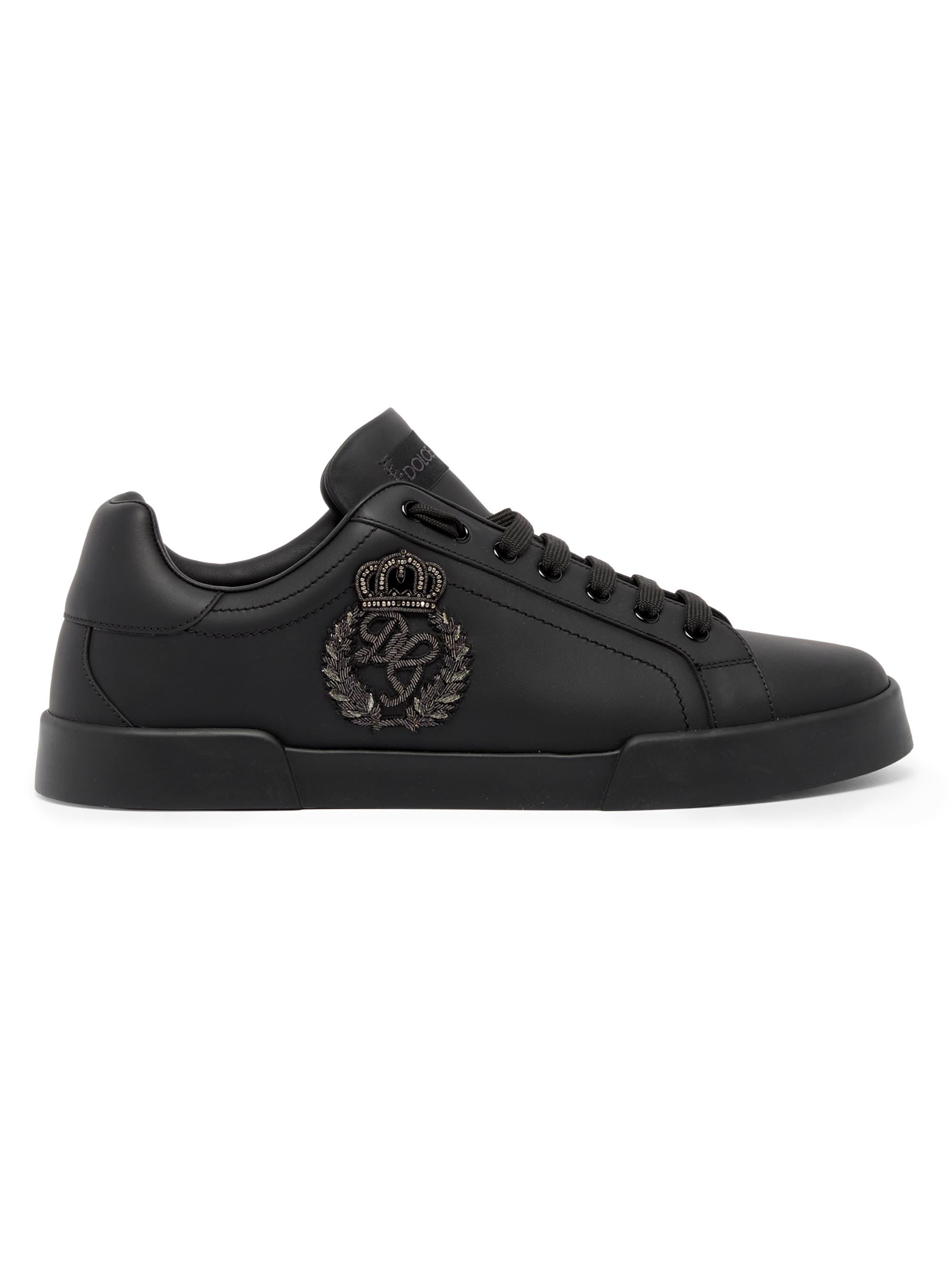 Dolce&Gabbana Portofino Leather Sneakers | Saks Fifth Avenue