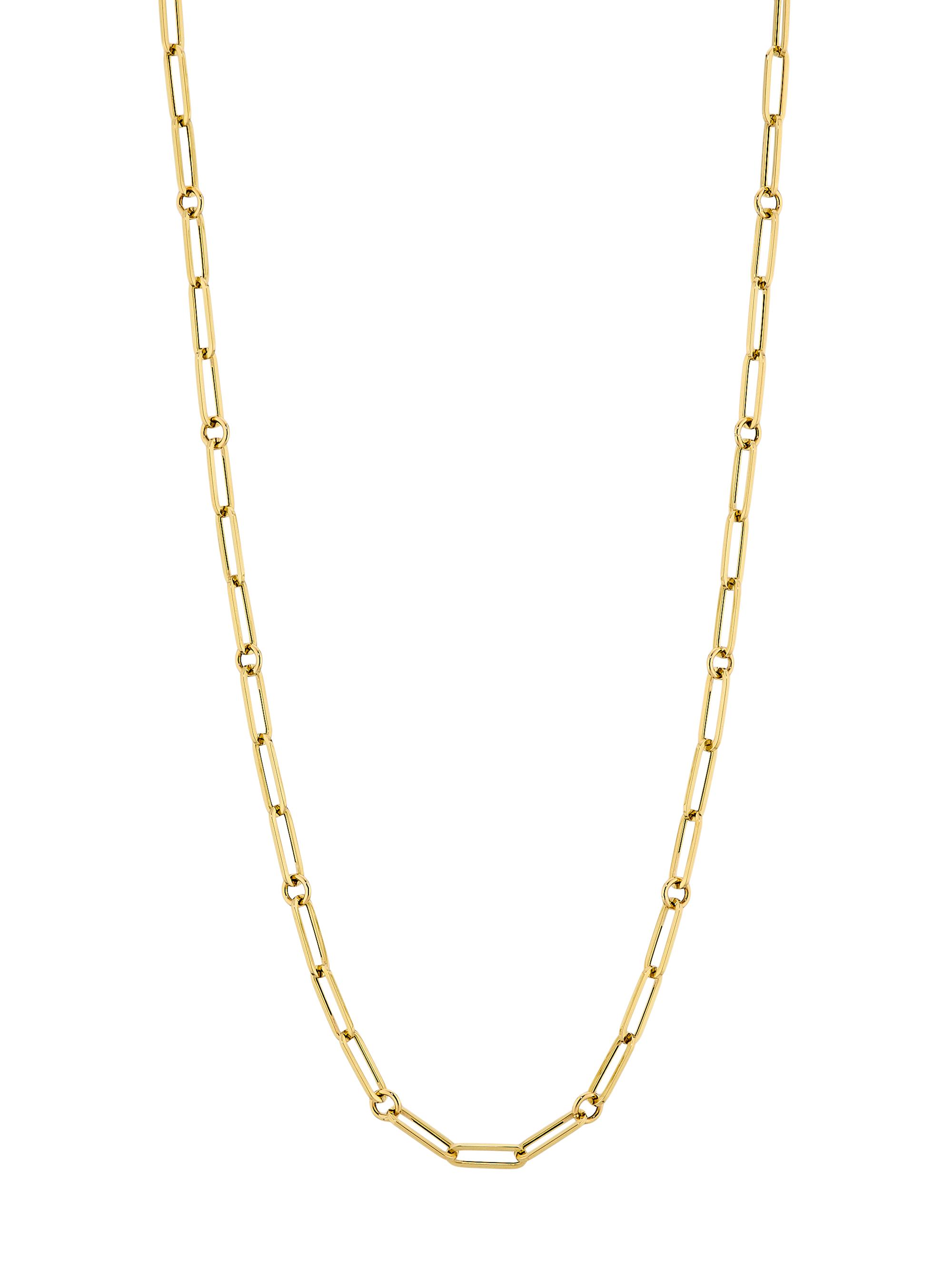Roberto Coin Women's Tiny Treasures 18K Yellow Gold Paper Clip Chain Necklace/17" - Yellow Gold