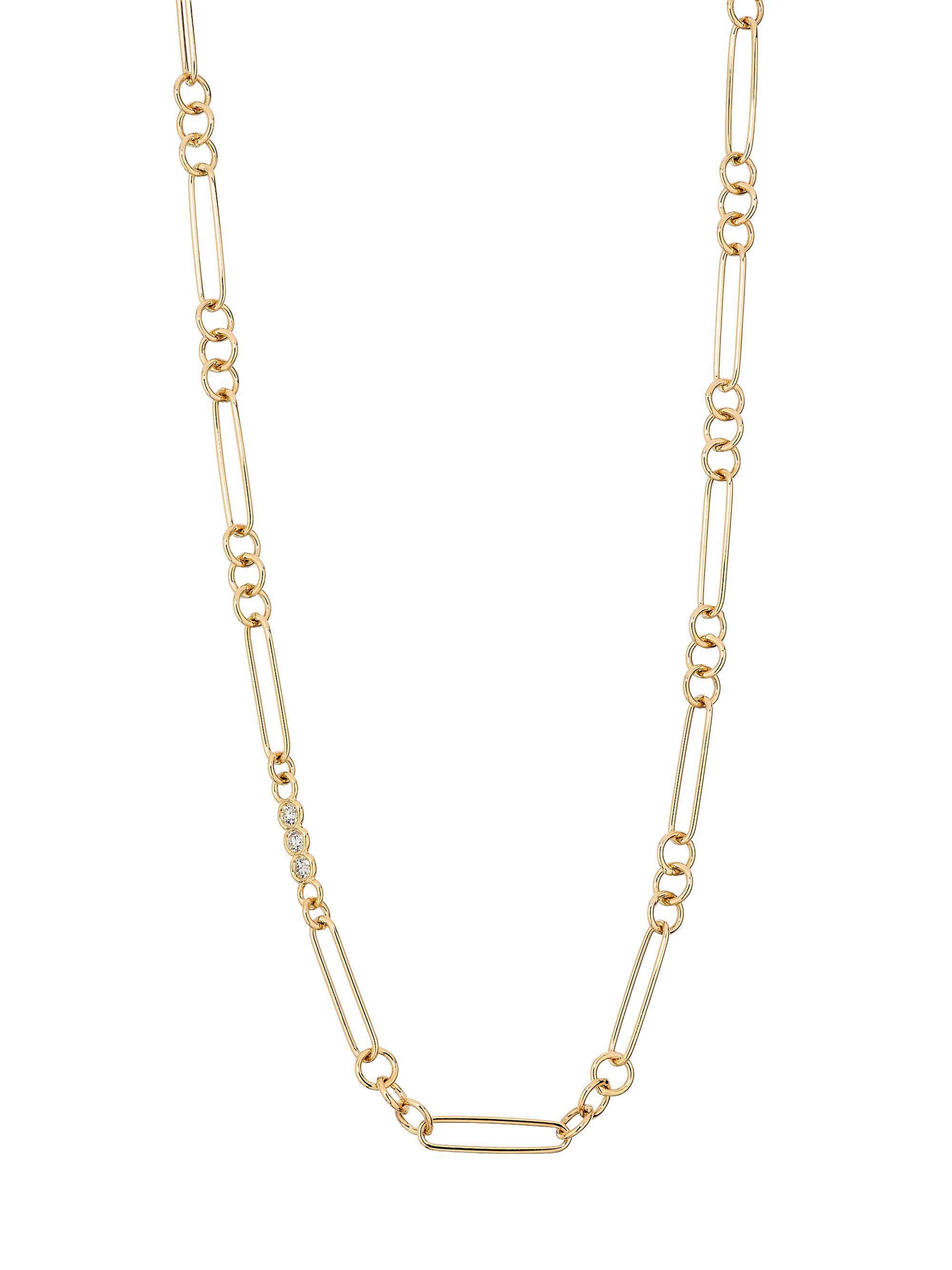 Roberto Coin Women's Tiny Treasures 18K Yellow Gold, Ruby & 0.18 TCW Diamond Necklace - Yellow Gold